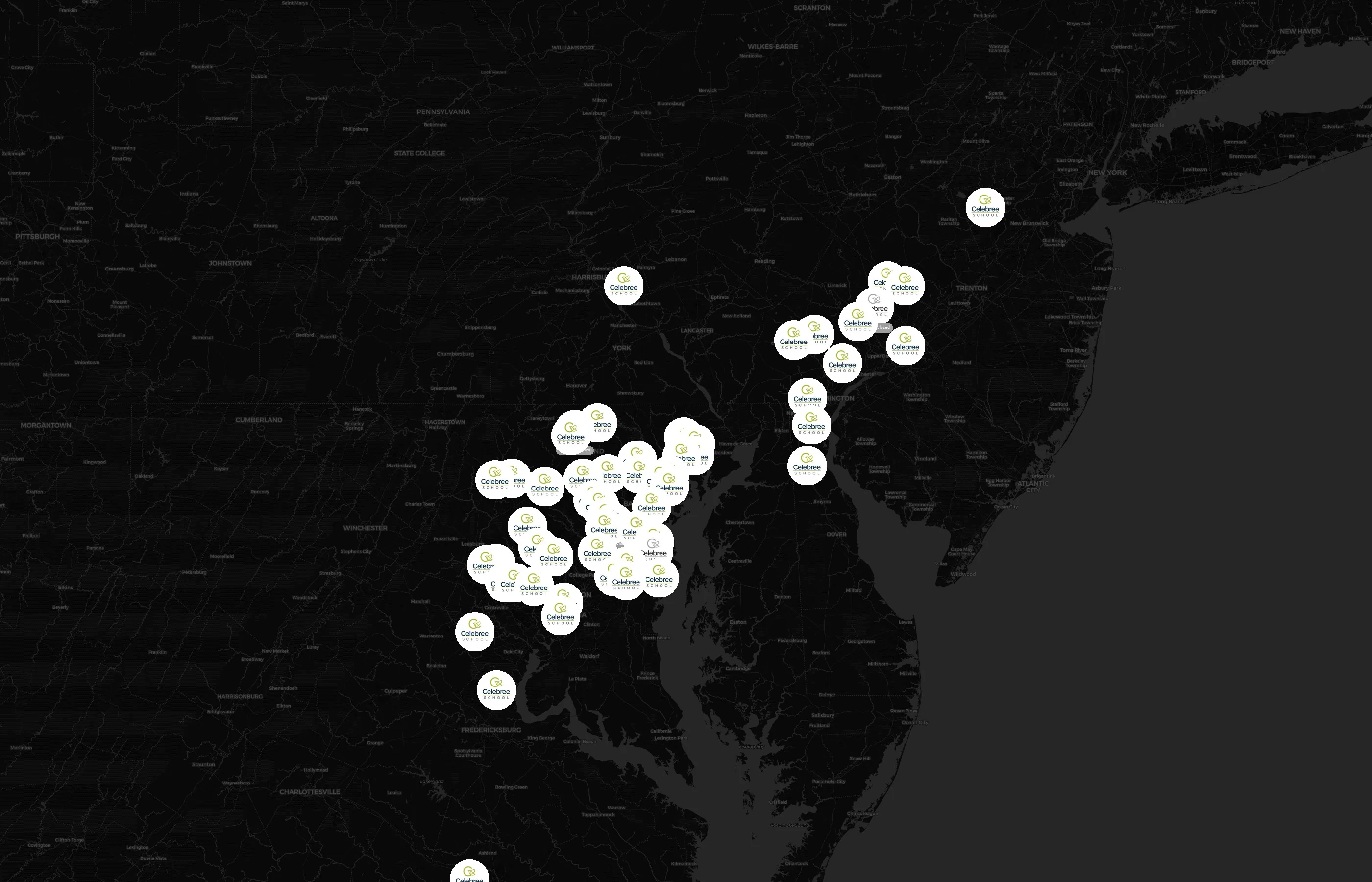 Celebree School city distribution