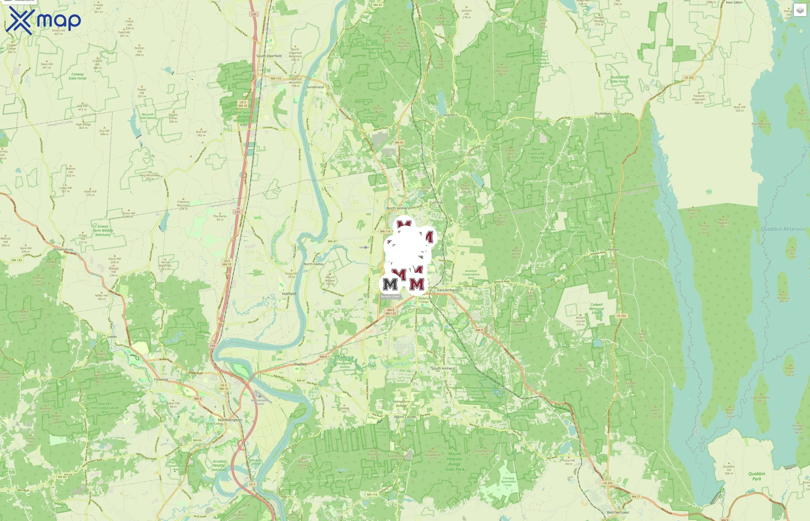 University of Massachusetts Amherst traffic data
