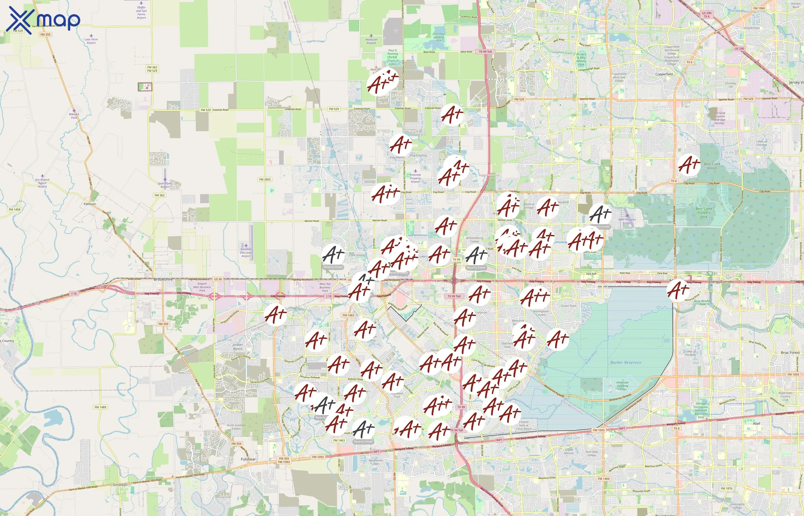 Katy Independent School District area coverage