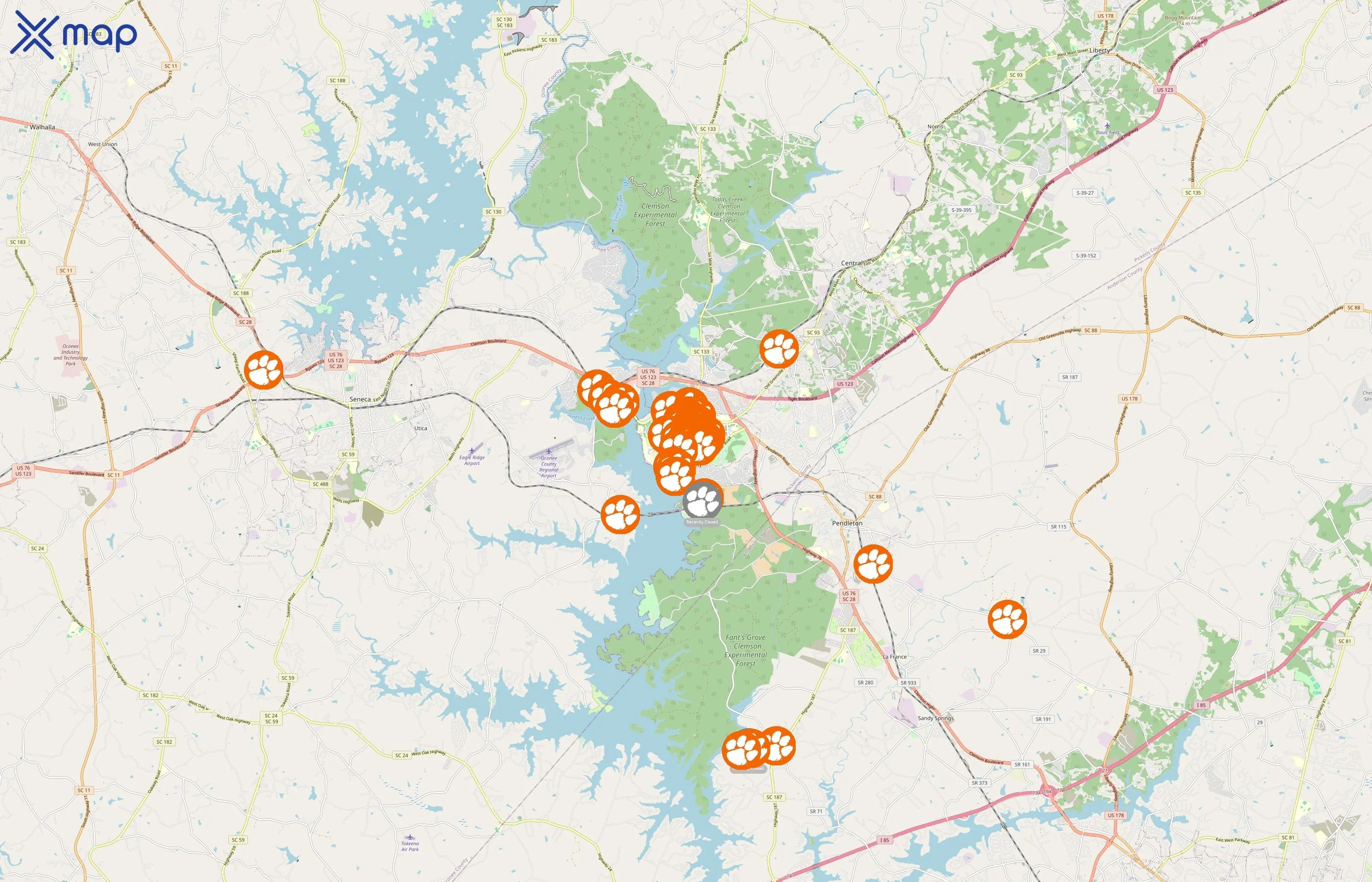 Clemson University area coverage