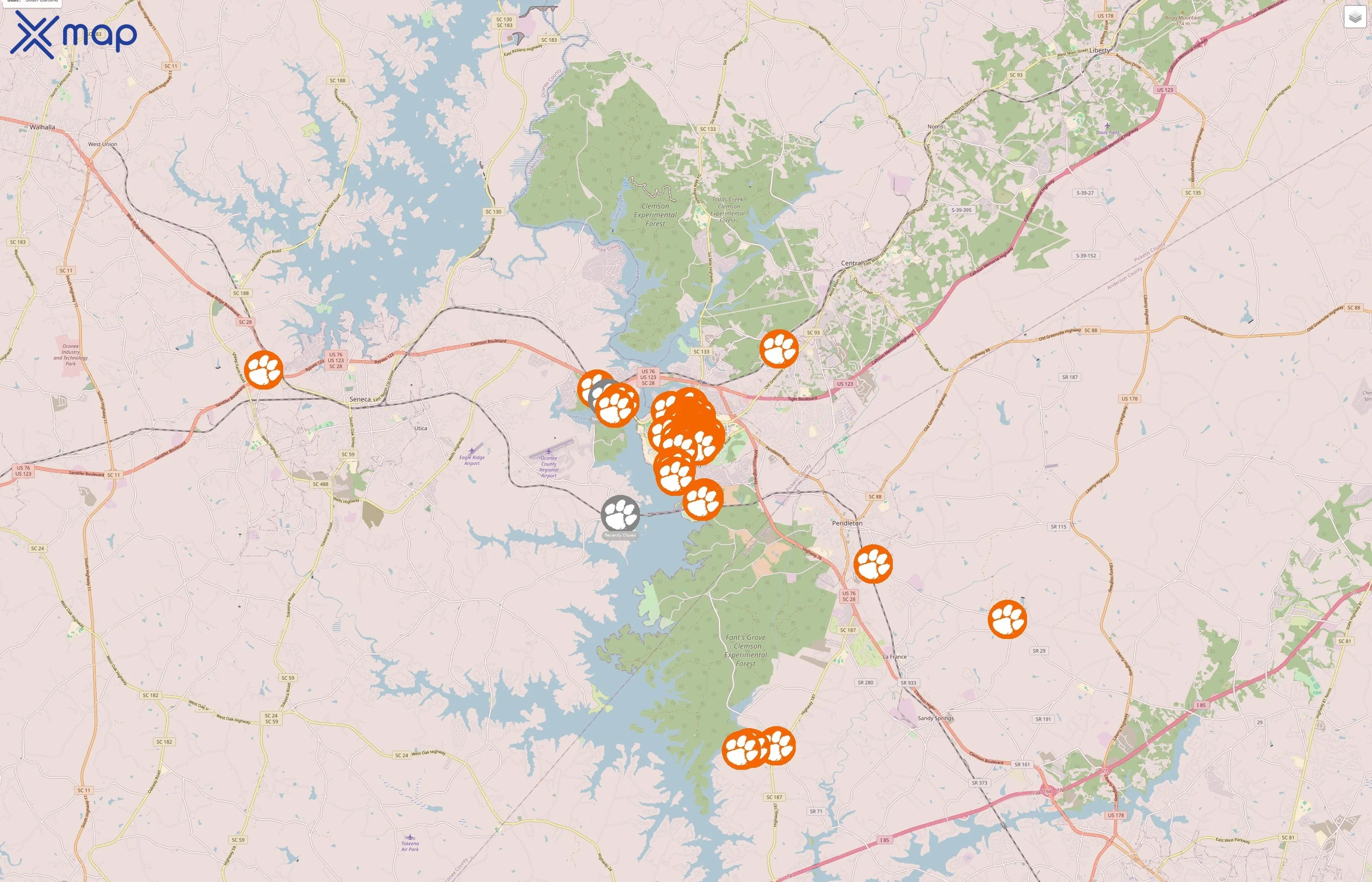 Clemson University traffic data