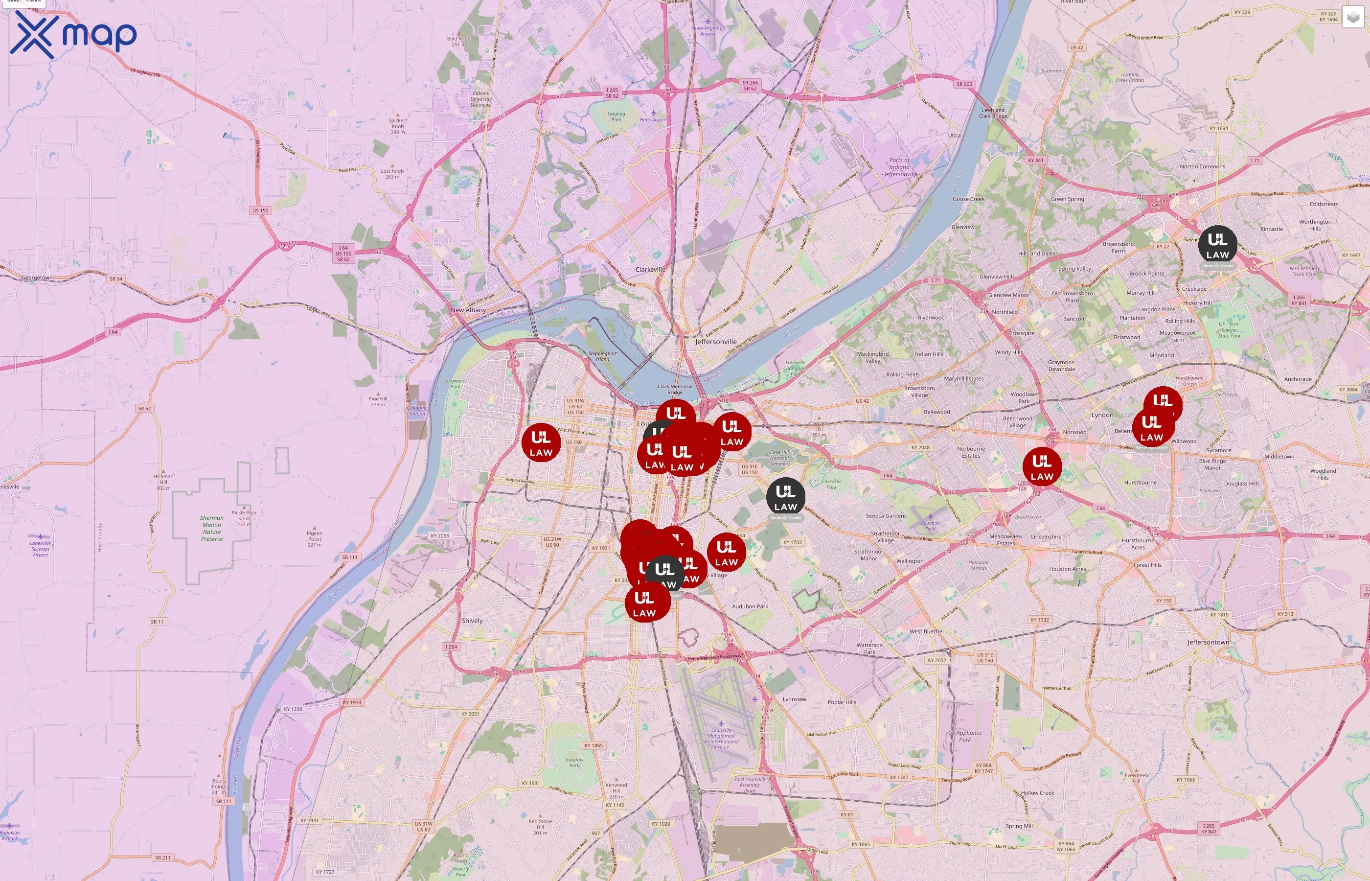 University of Louisville traffic data
