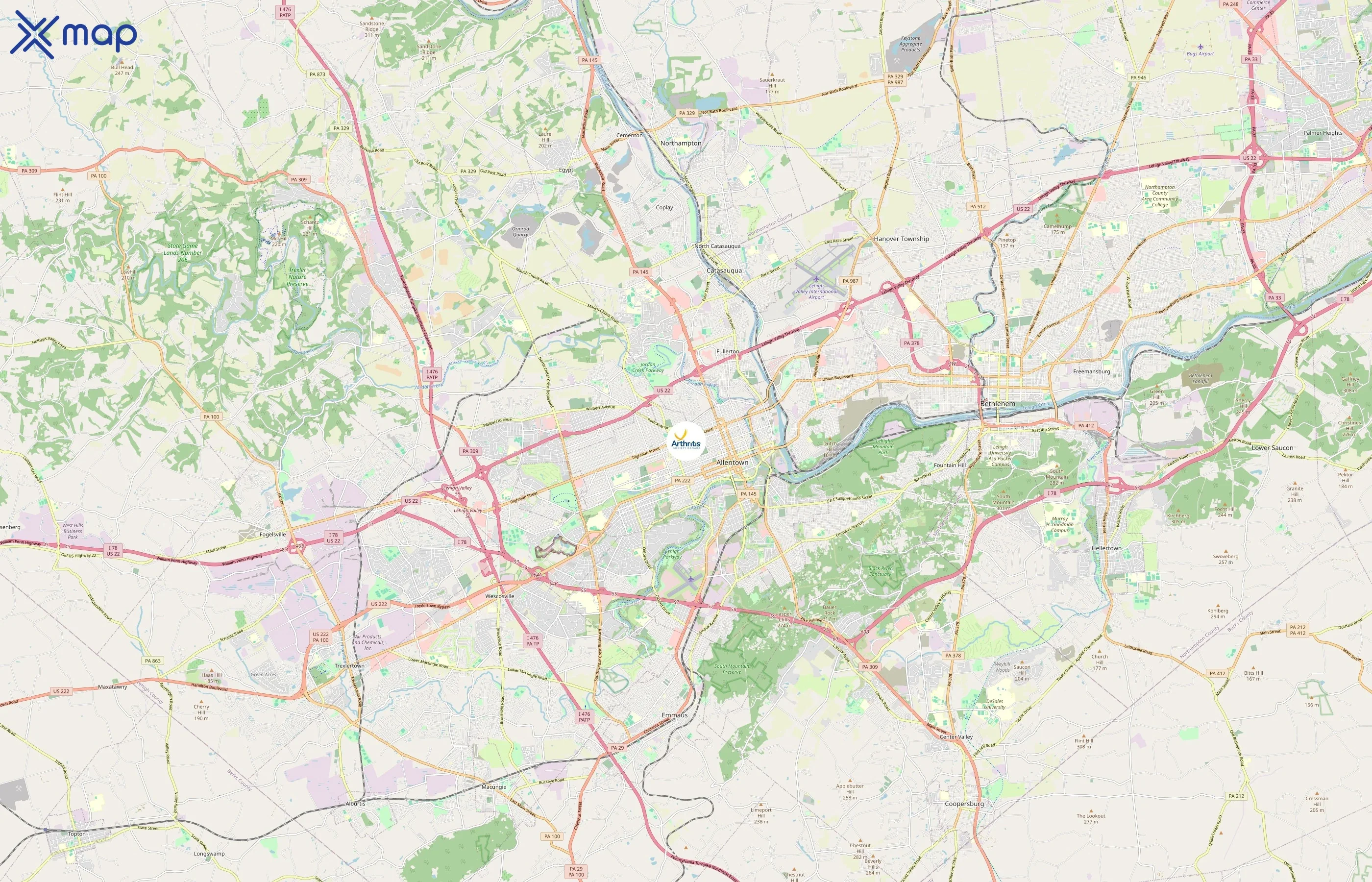 Arthritis Foundation area coverage