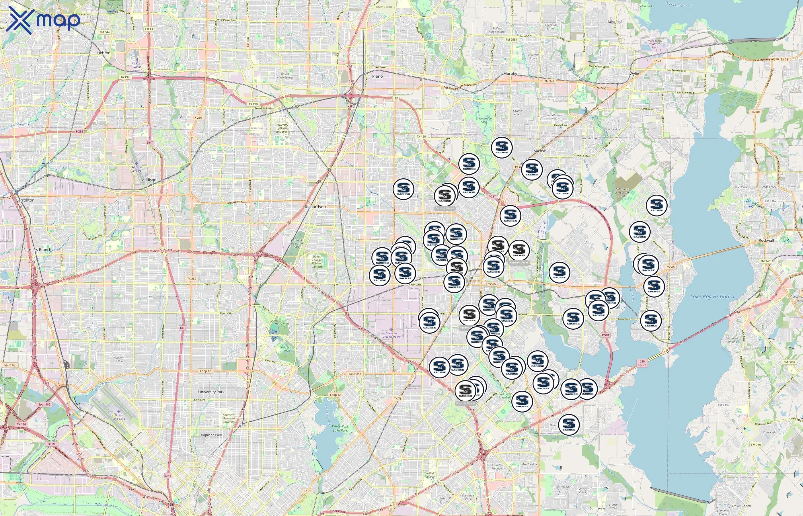 Garland Independent School District area coverage