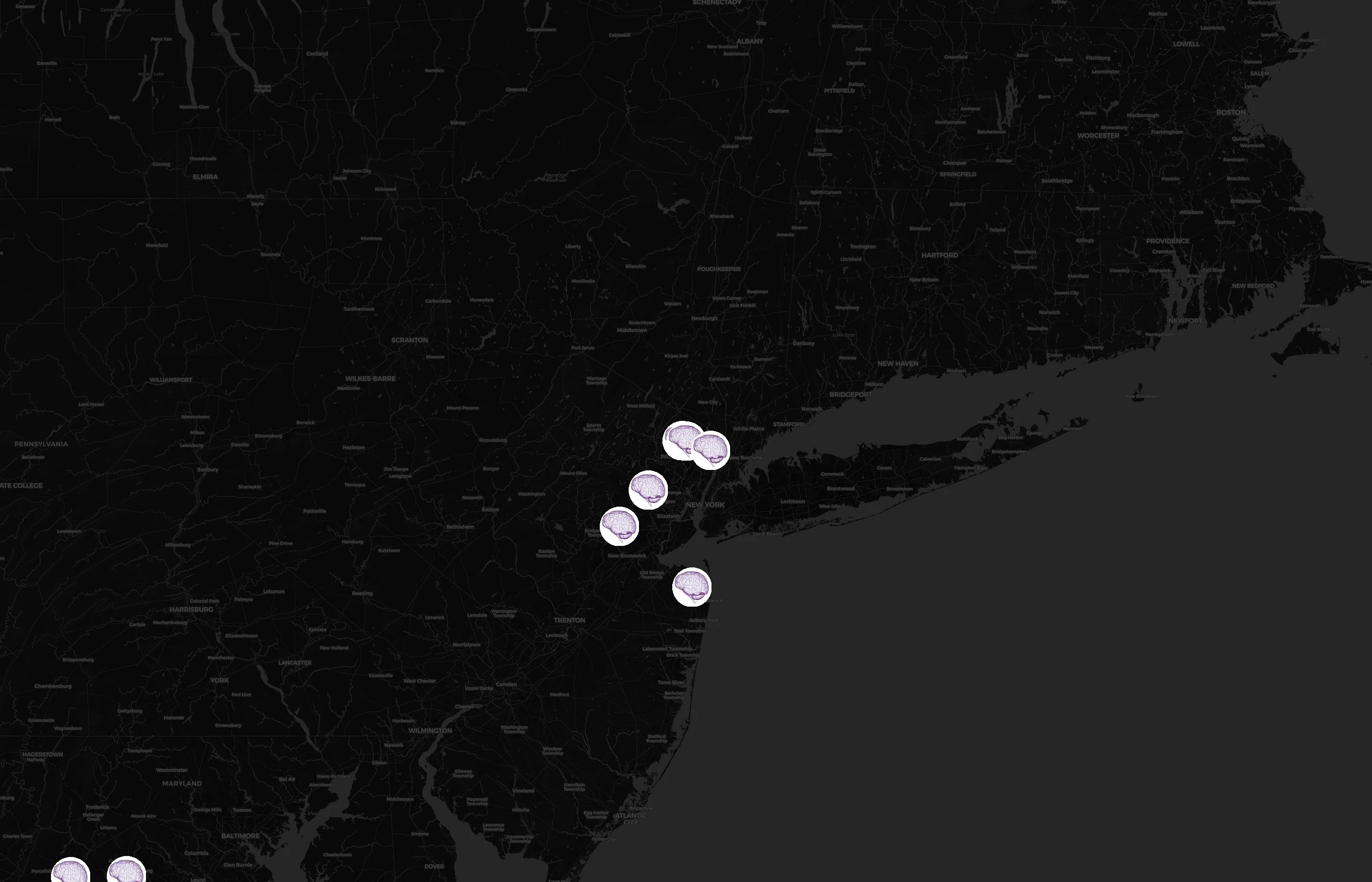 LearningRx city distribution