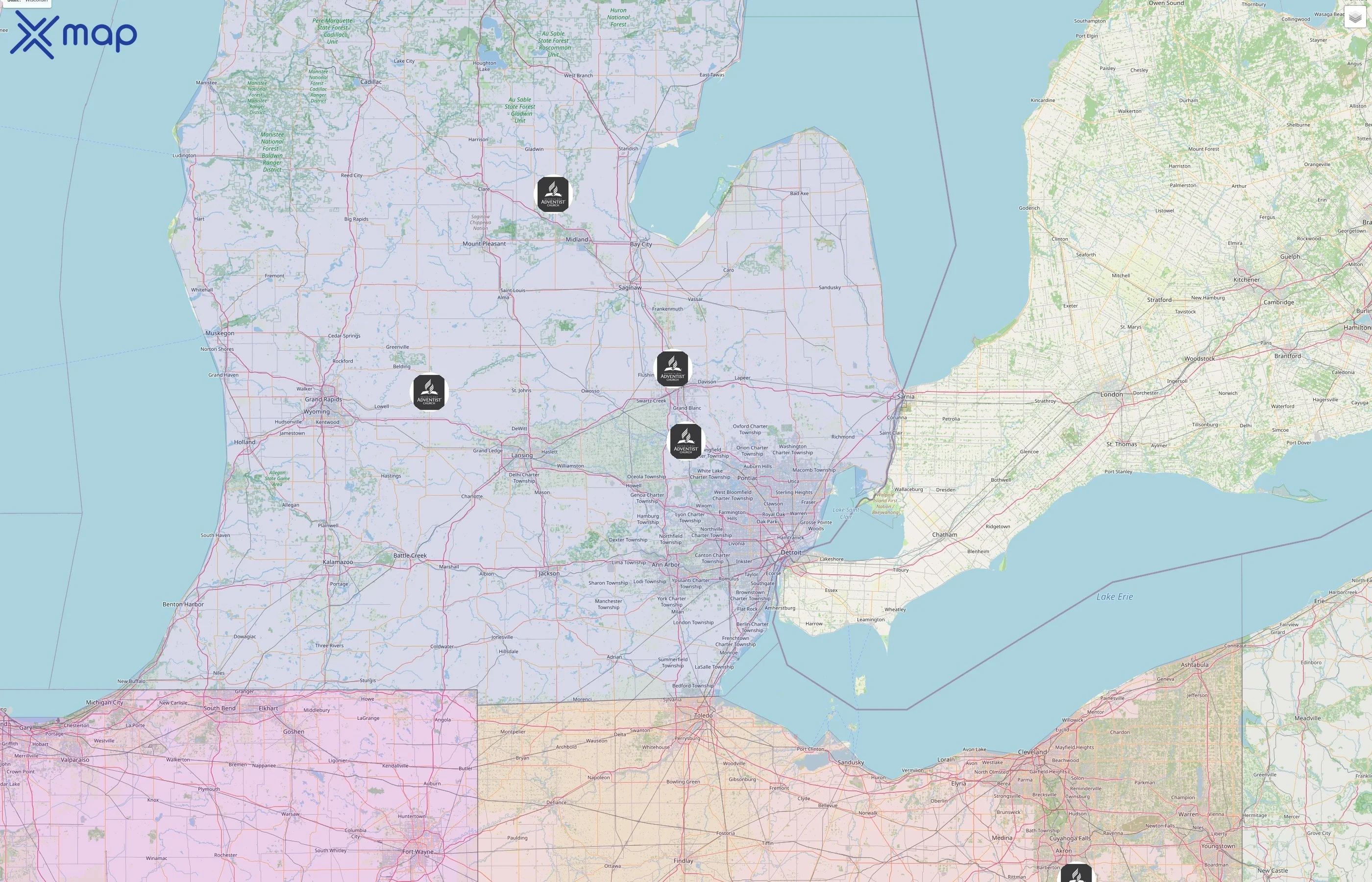 Seventh-day Adventist Education street hotspots