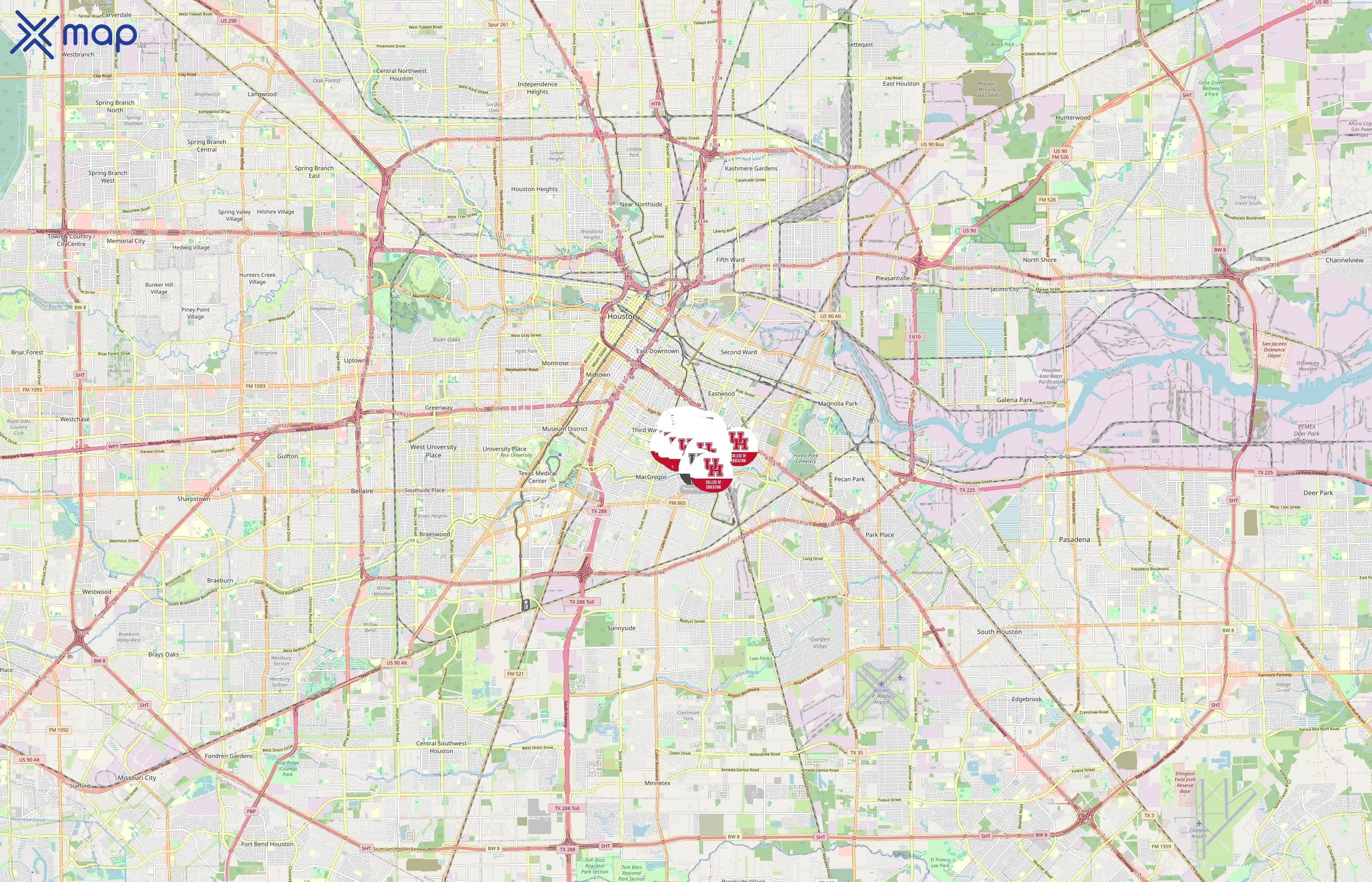 University of Houston area coverage