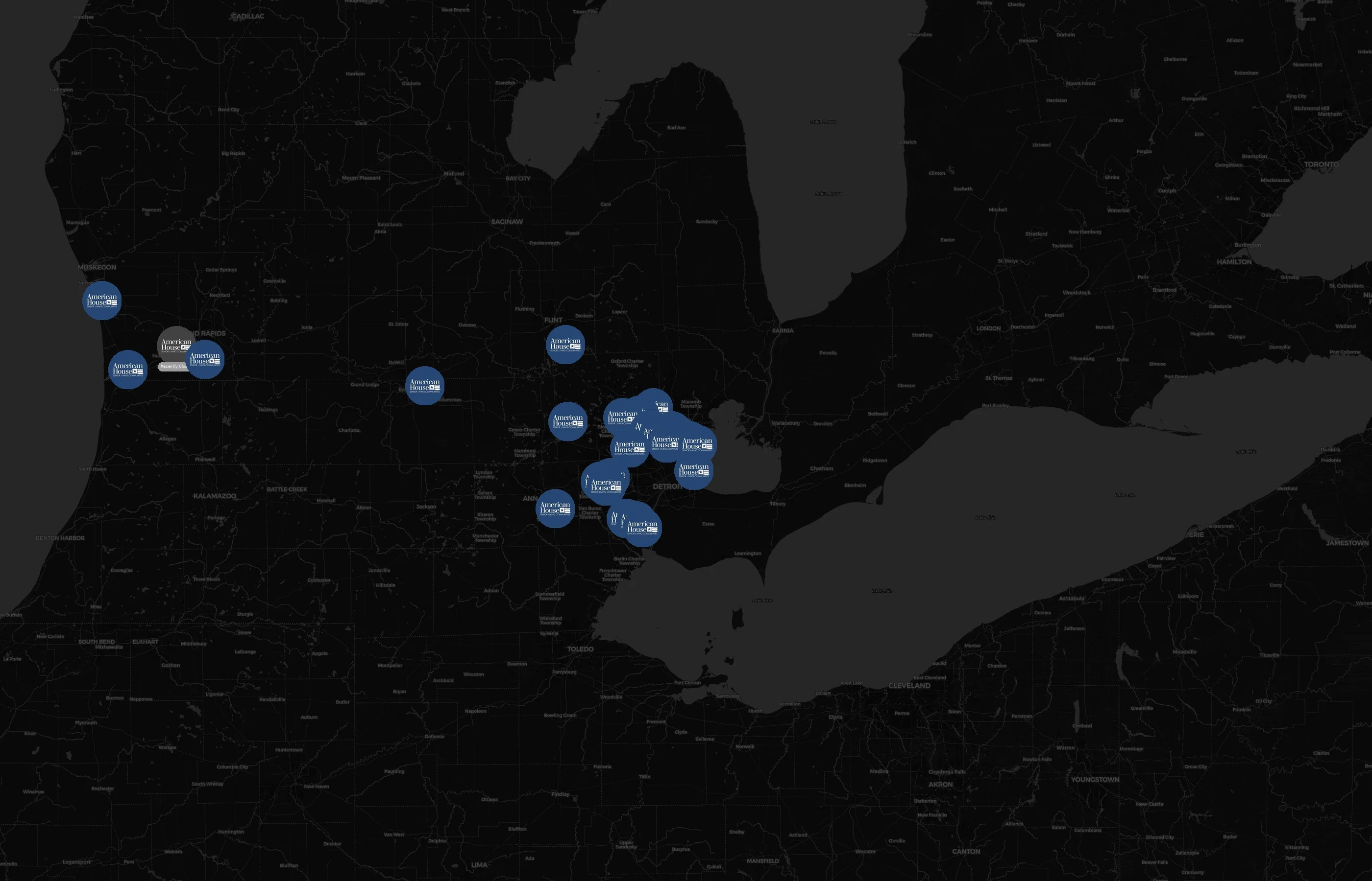 American House city distribution