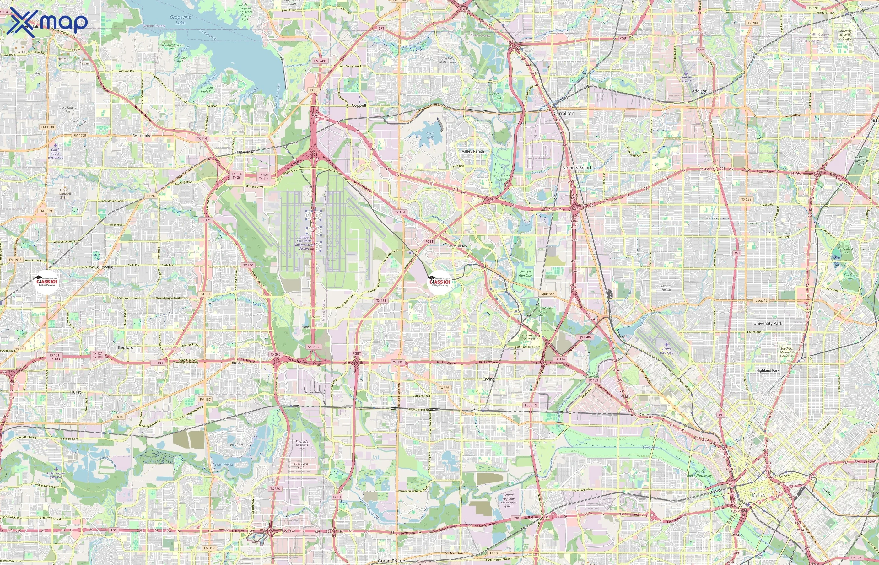 Class 101 area coverage