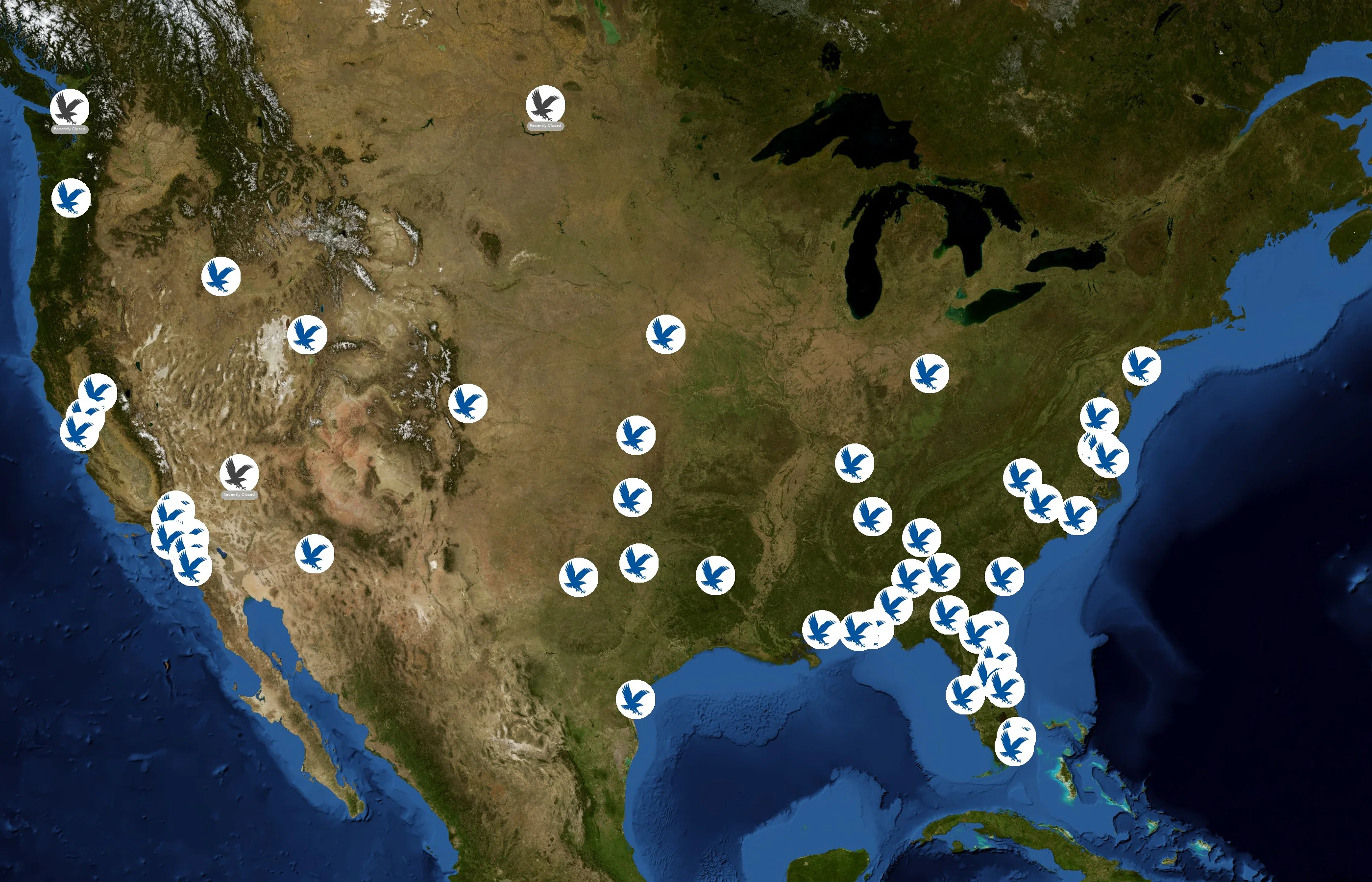 Embry-Riddle Aeronautical University state distribution