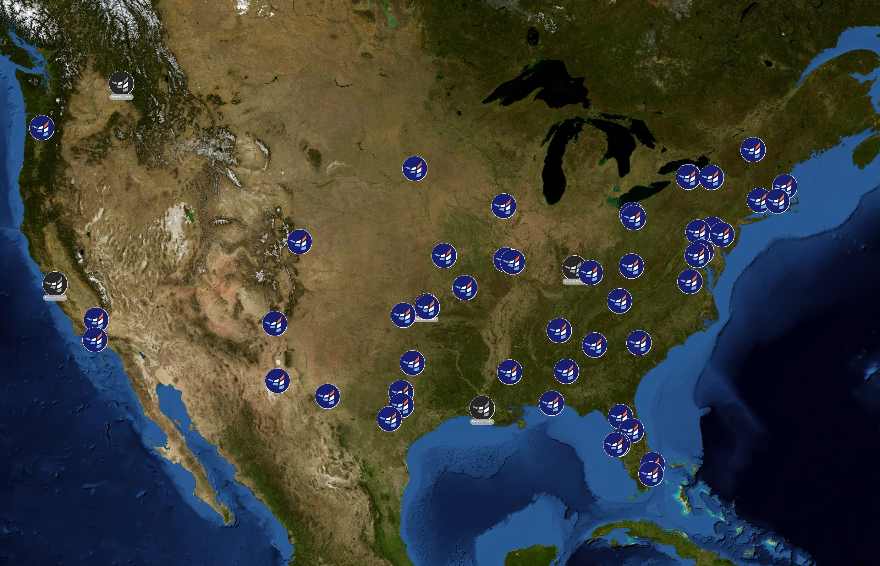 New Horizons Computer Learning Centers state distribution