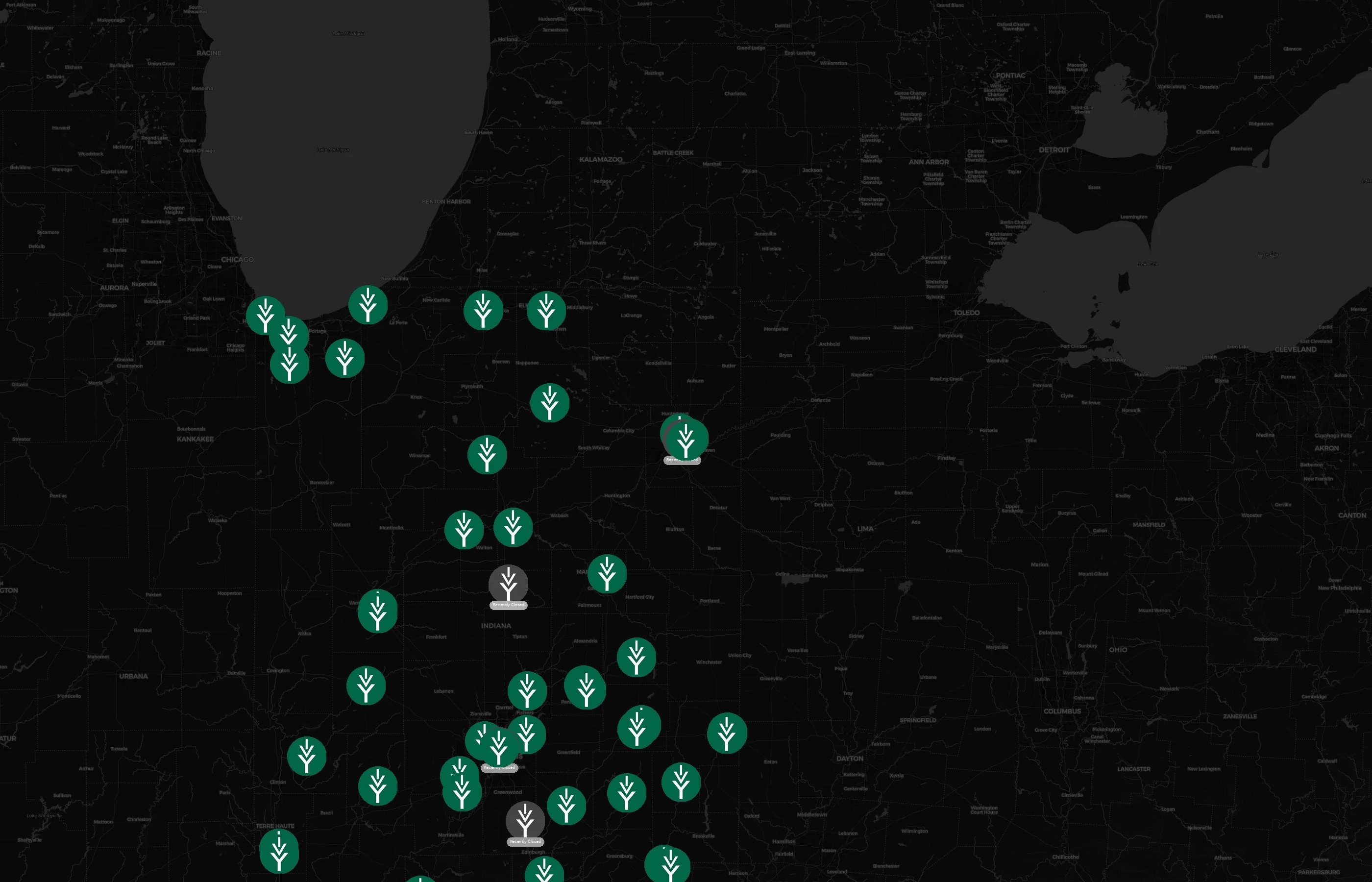 Ivy Tech Community College city distribution