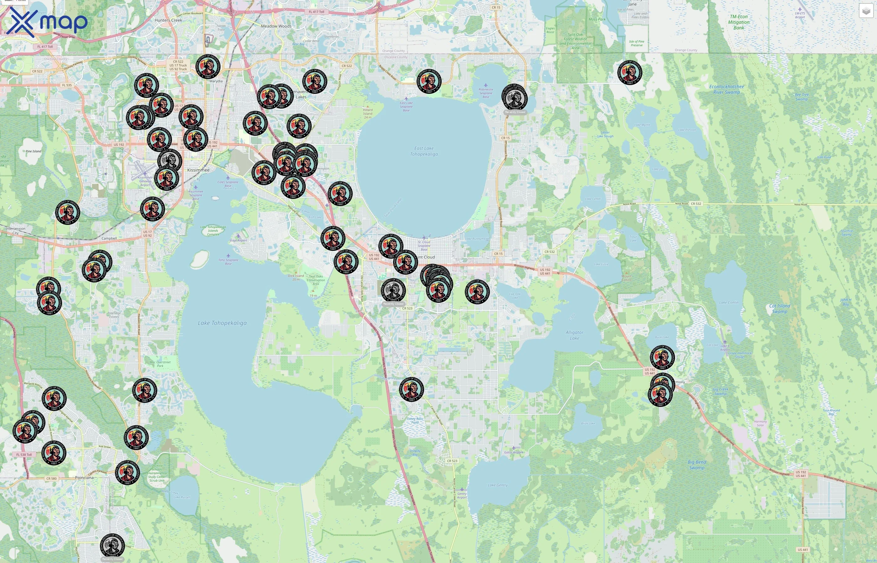 Osceola County School District traffic data