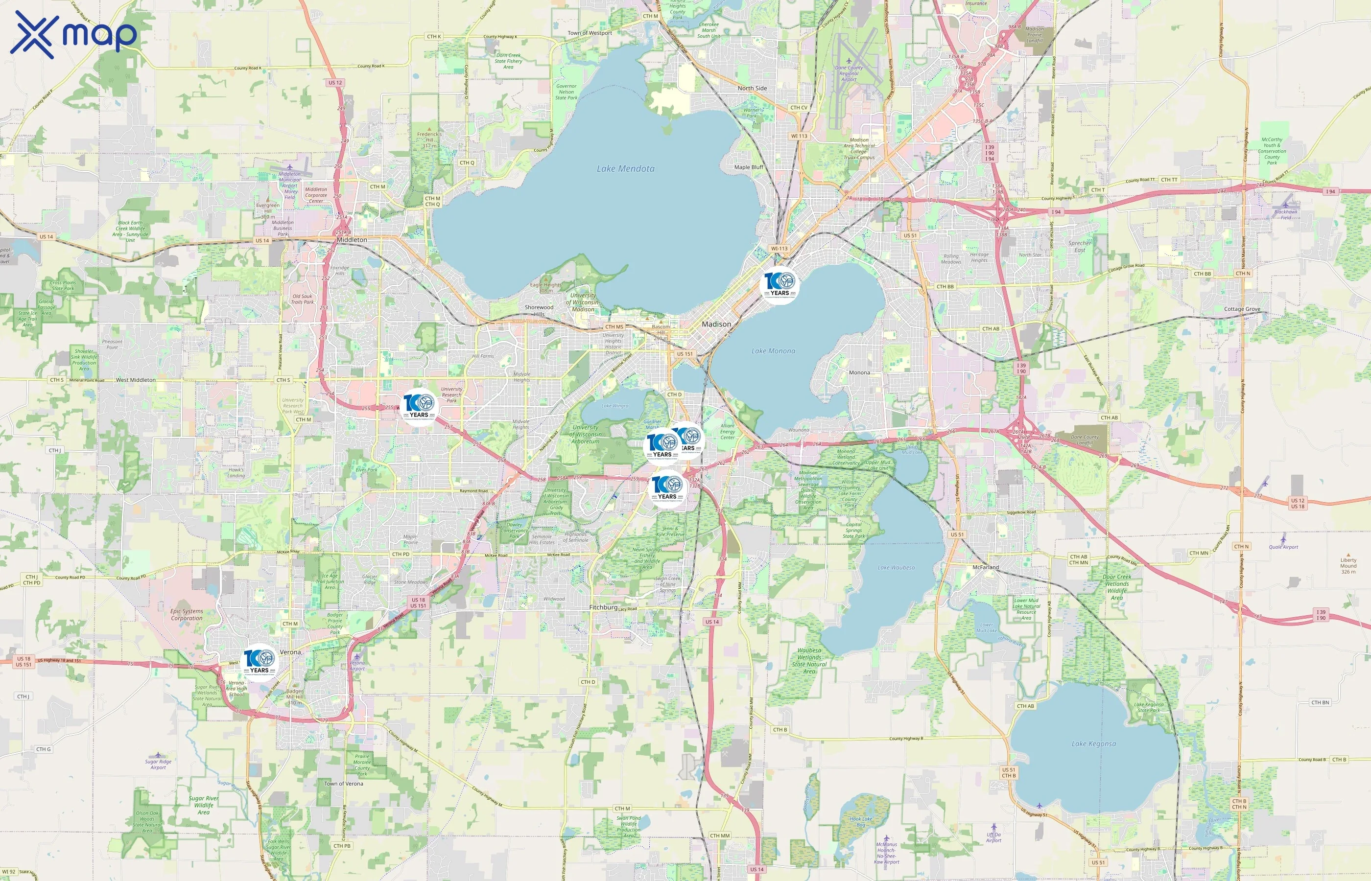 St. Vincent de Paul Society area coverage