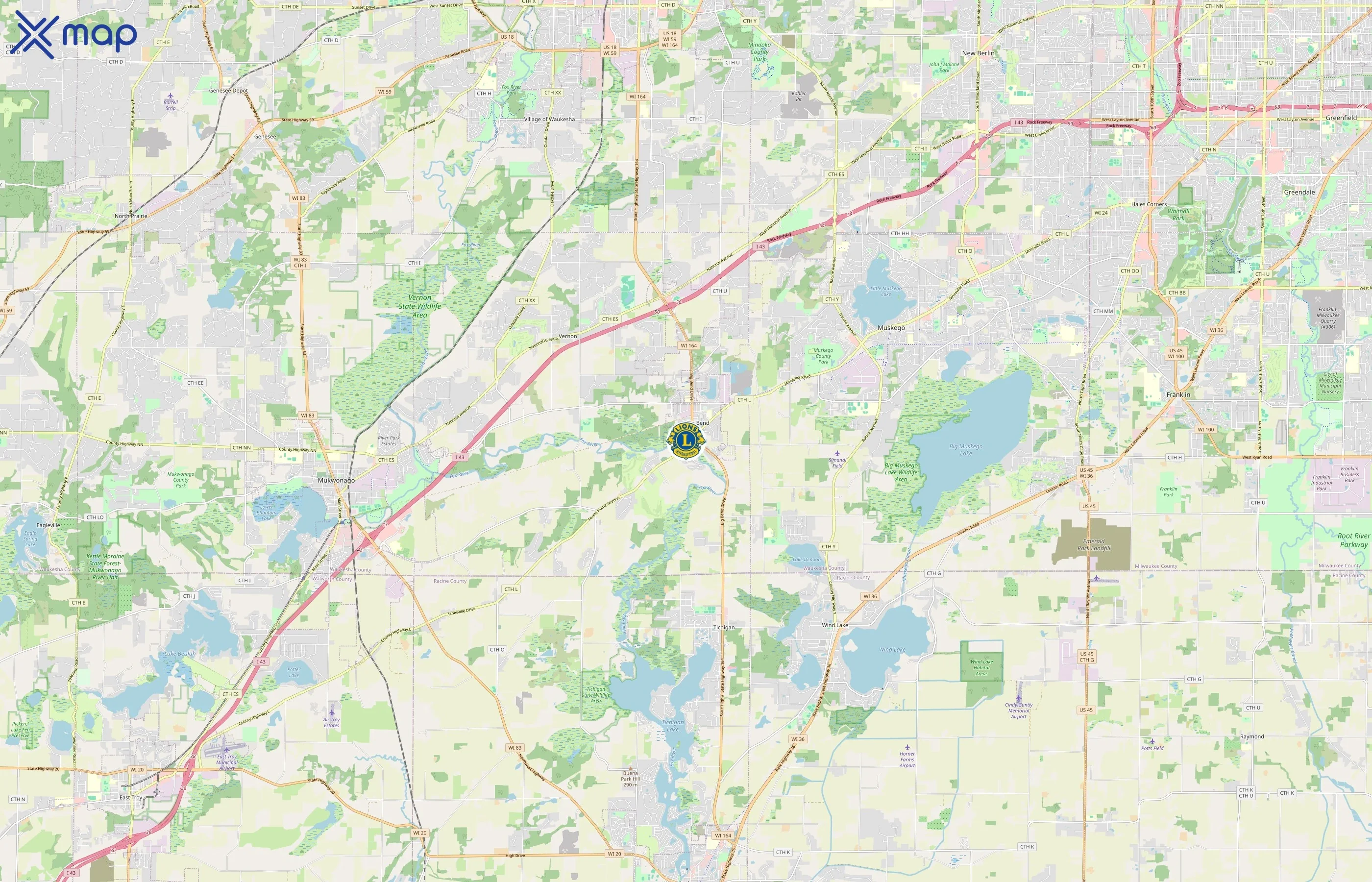 Lions Clubs International area coverage