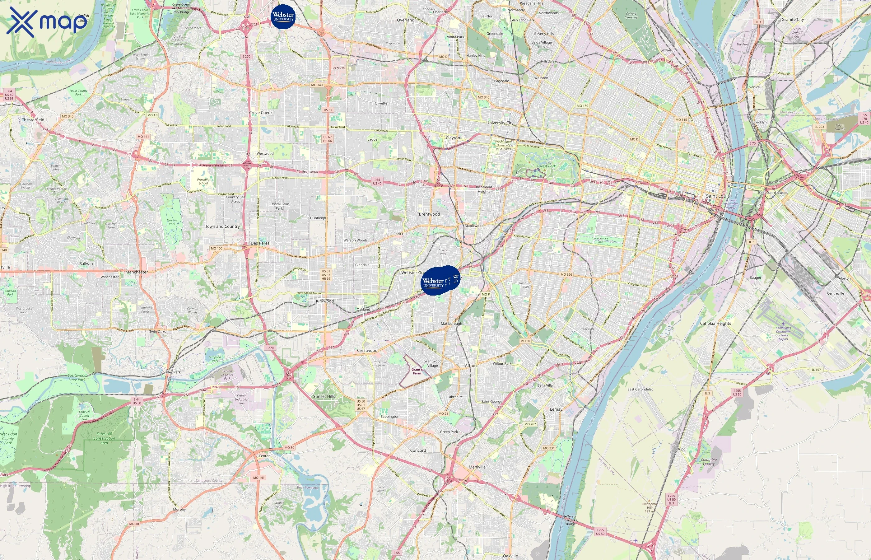 Webster University area coverage