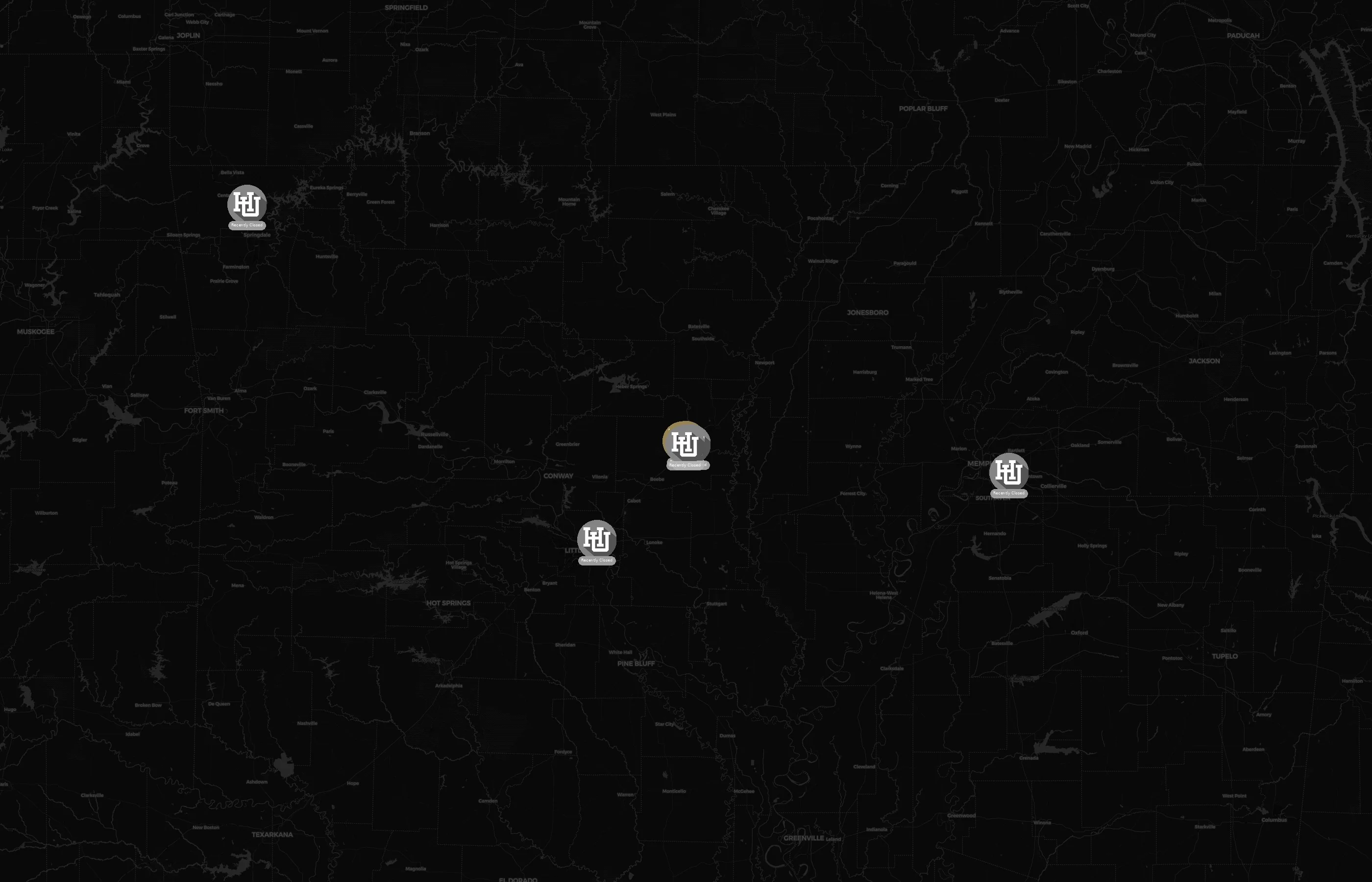 Harding University city distribution
