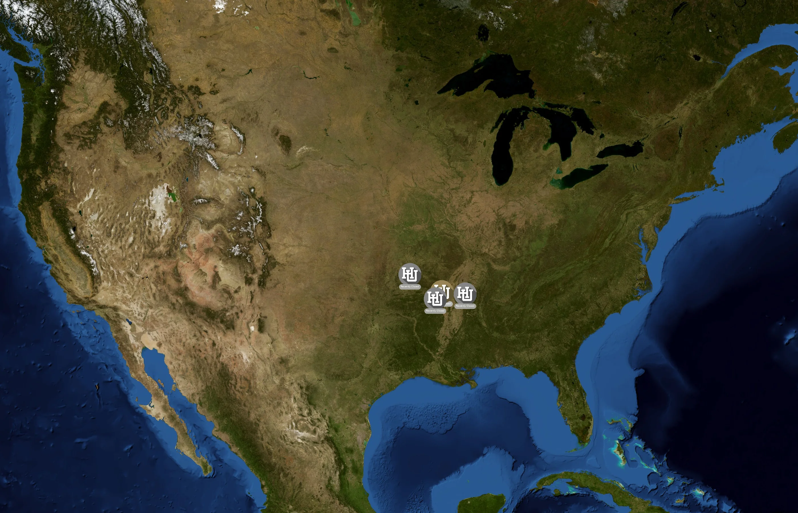 Harding University state distribution