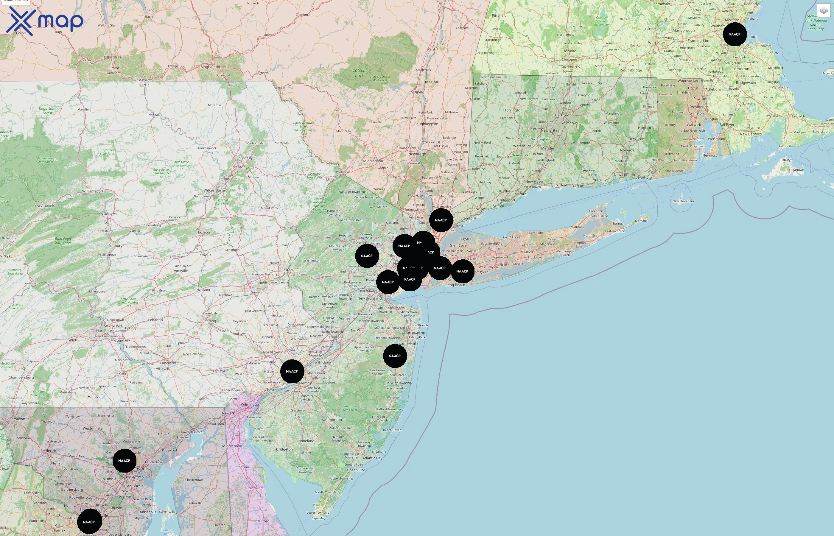 NAACP street hotspots