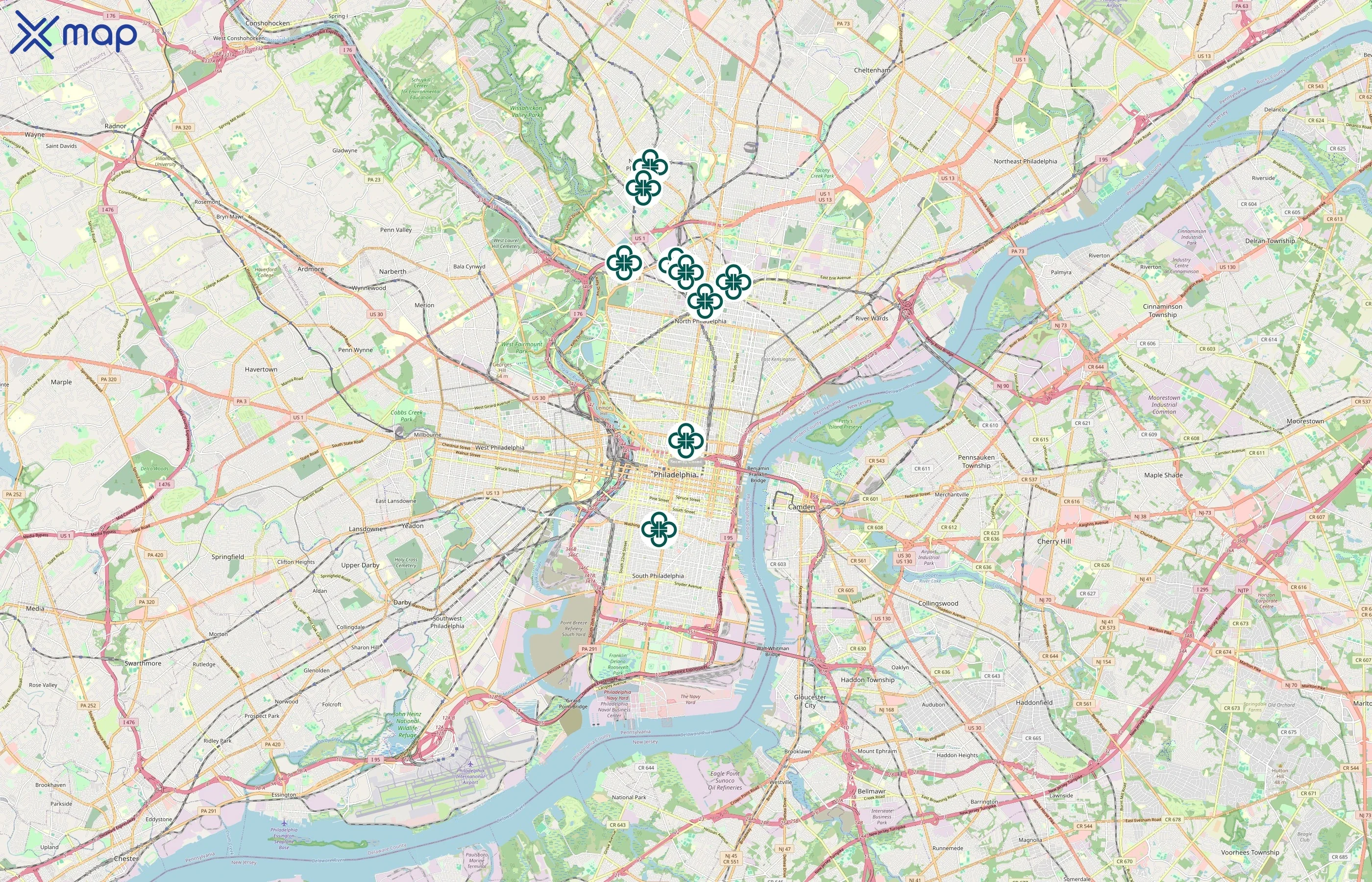 Gaudenzia area coverage