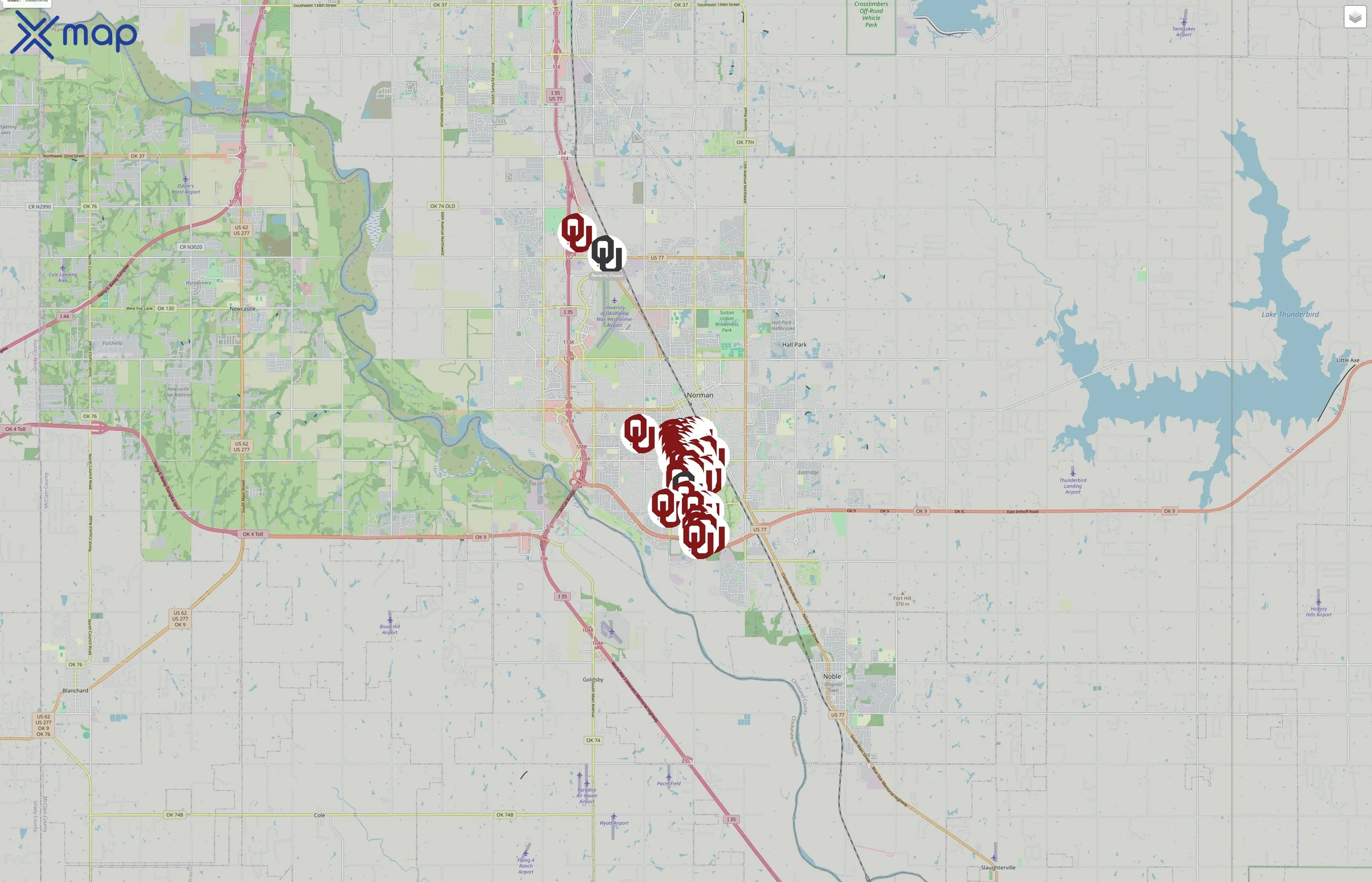 The University of Oklahoma traffic data