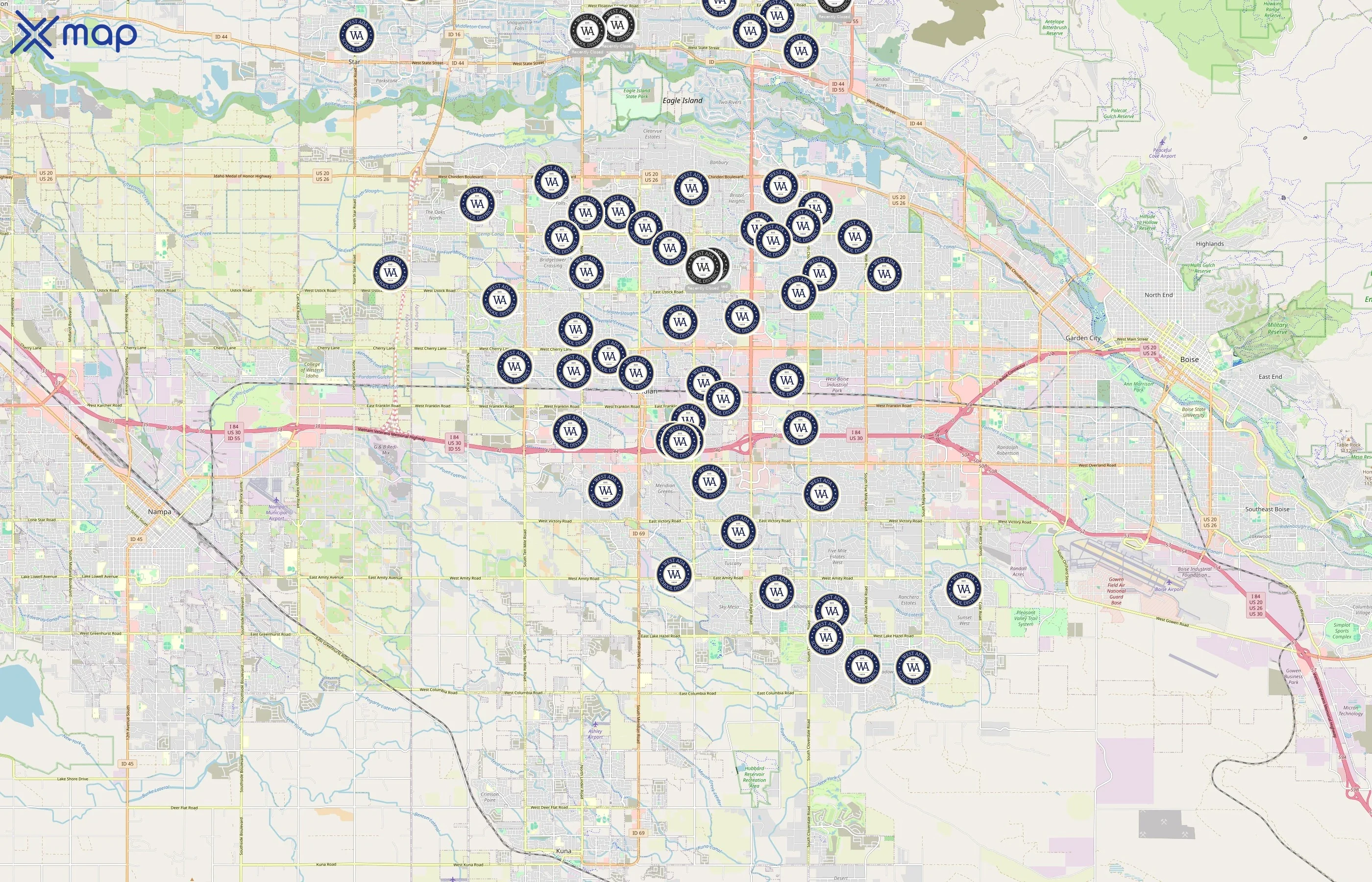 West Ada School District area coverage