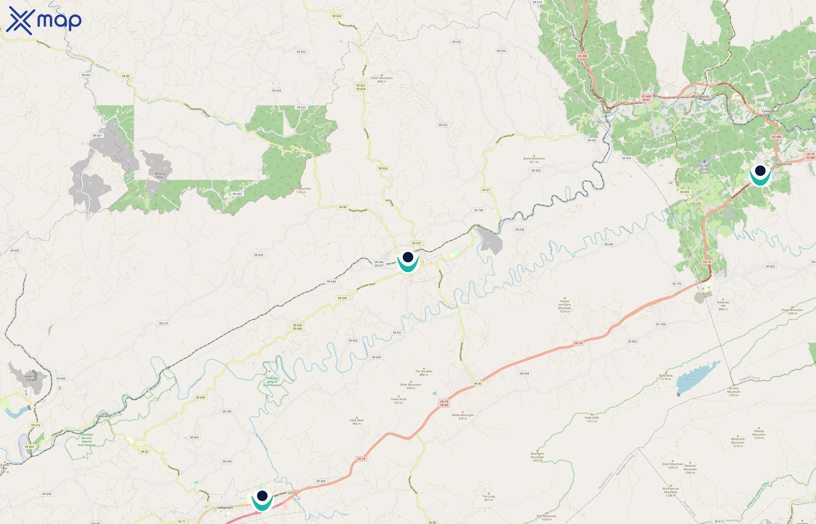 SaVida Health area coverage