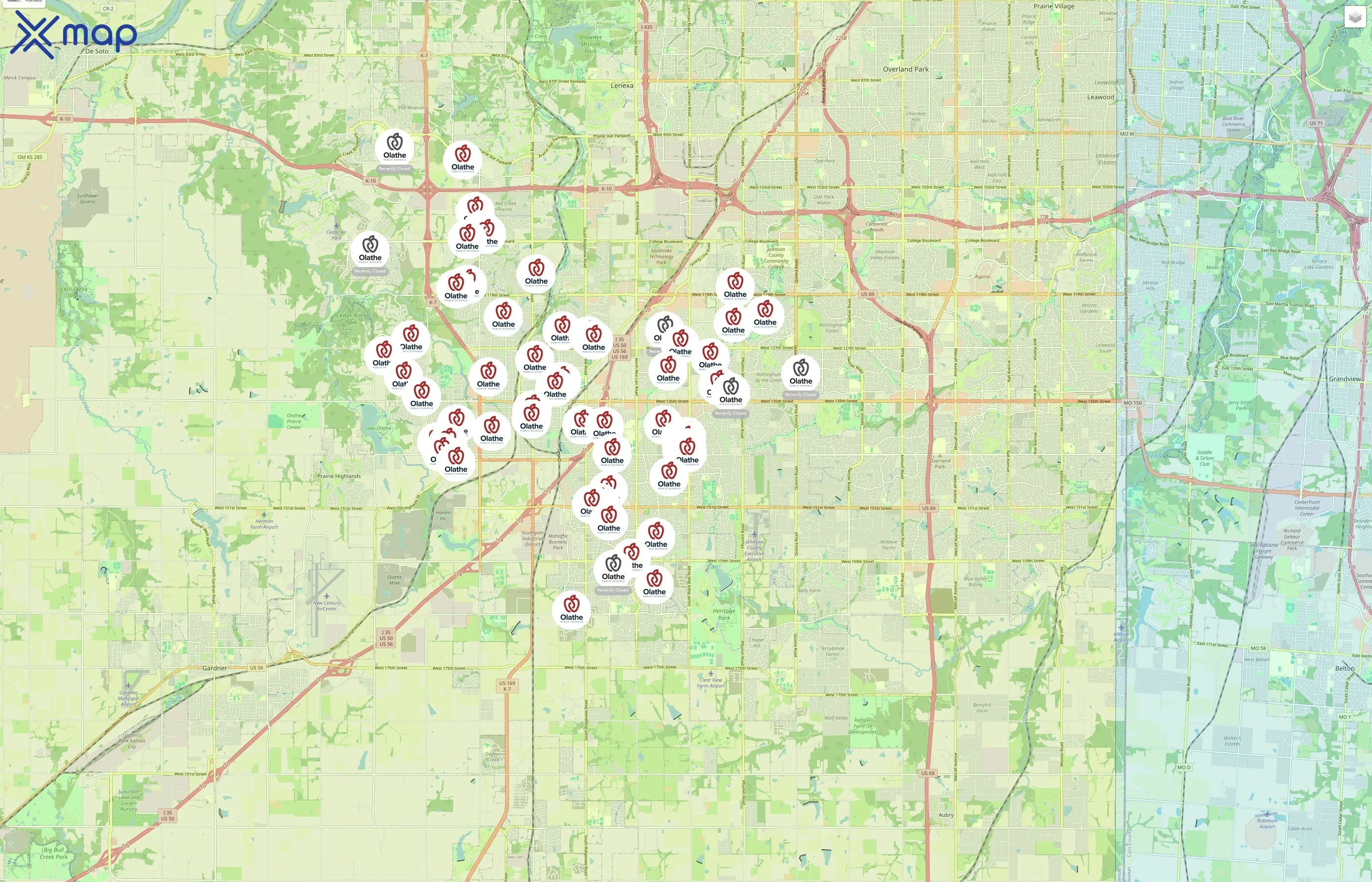 Olathe Public Schools traffic data