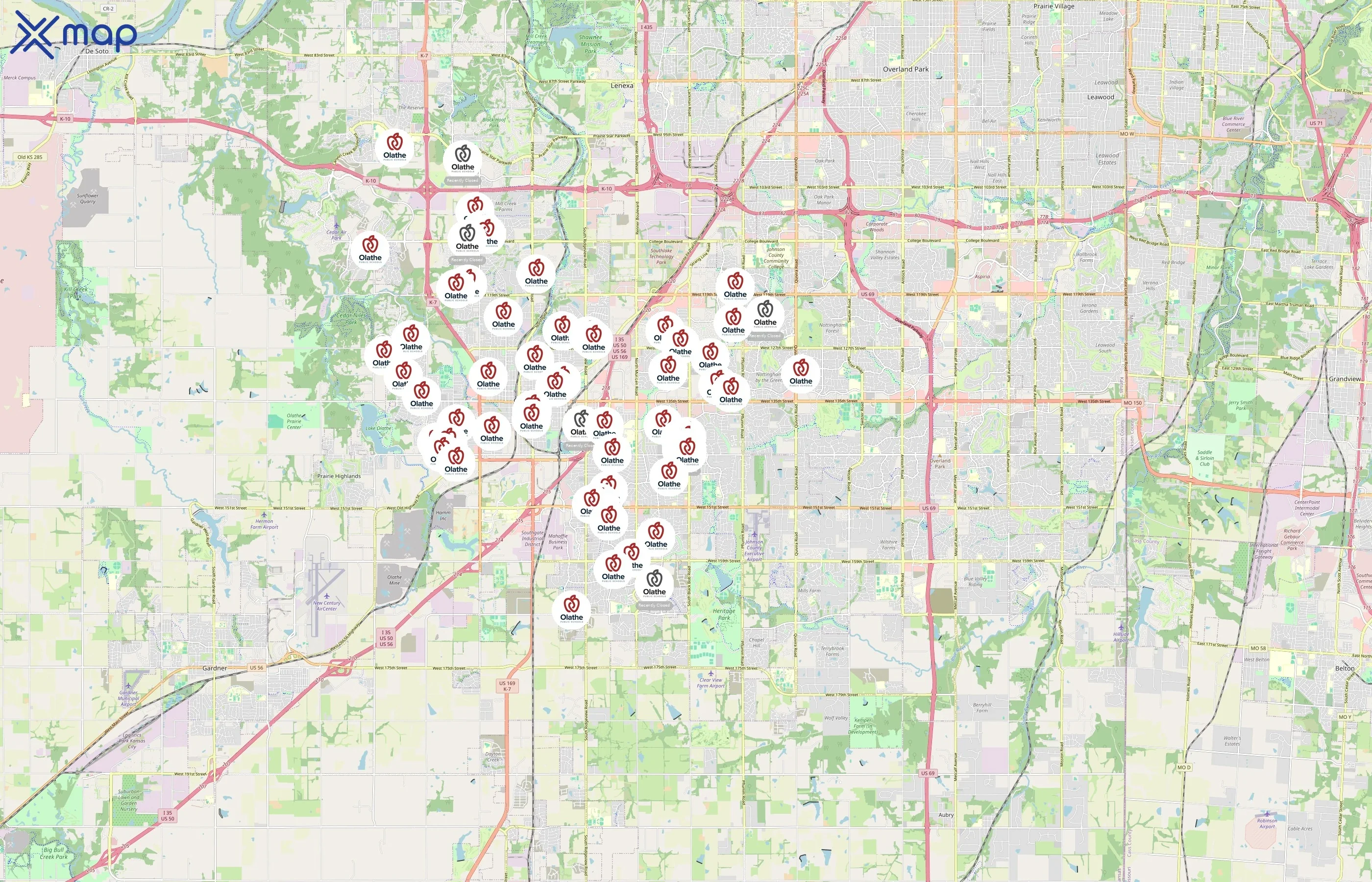 Olathe Public Schools area coverage