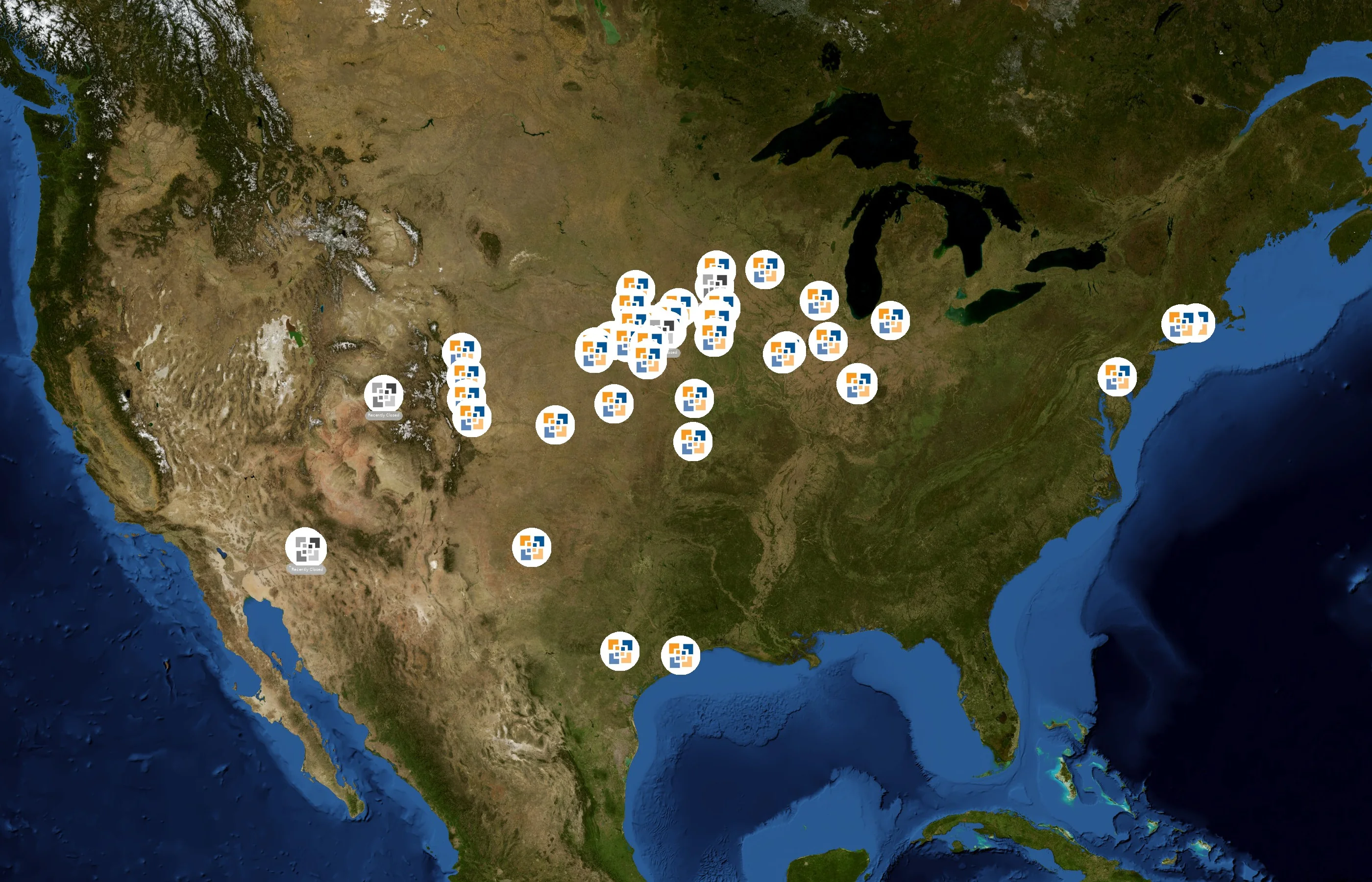 Mosaic state distribution