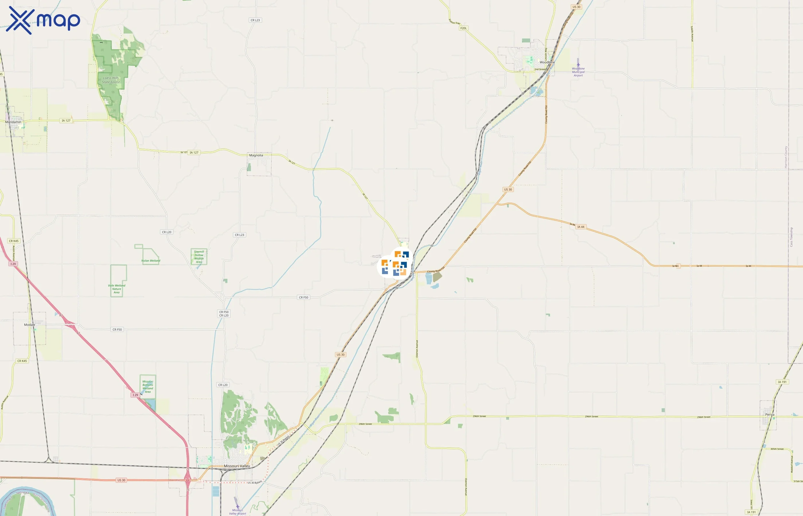 Mosaic area coverage