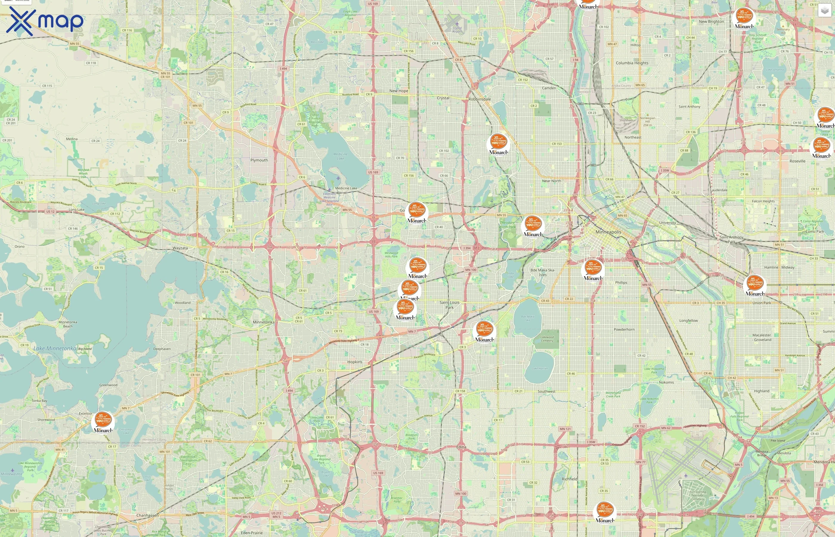 Monarch Healthcare Management traffic data