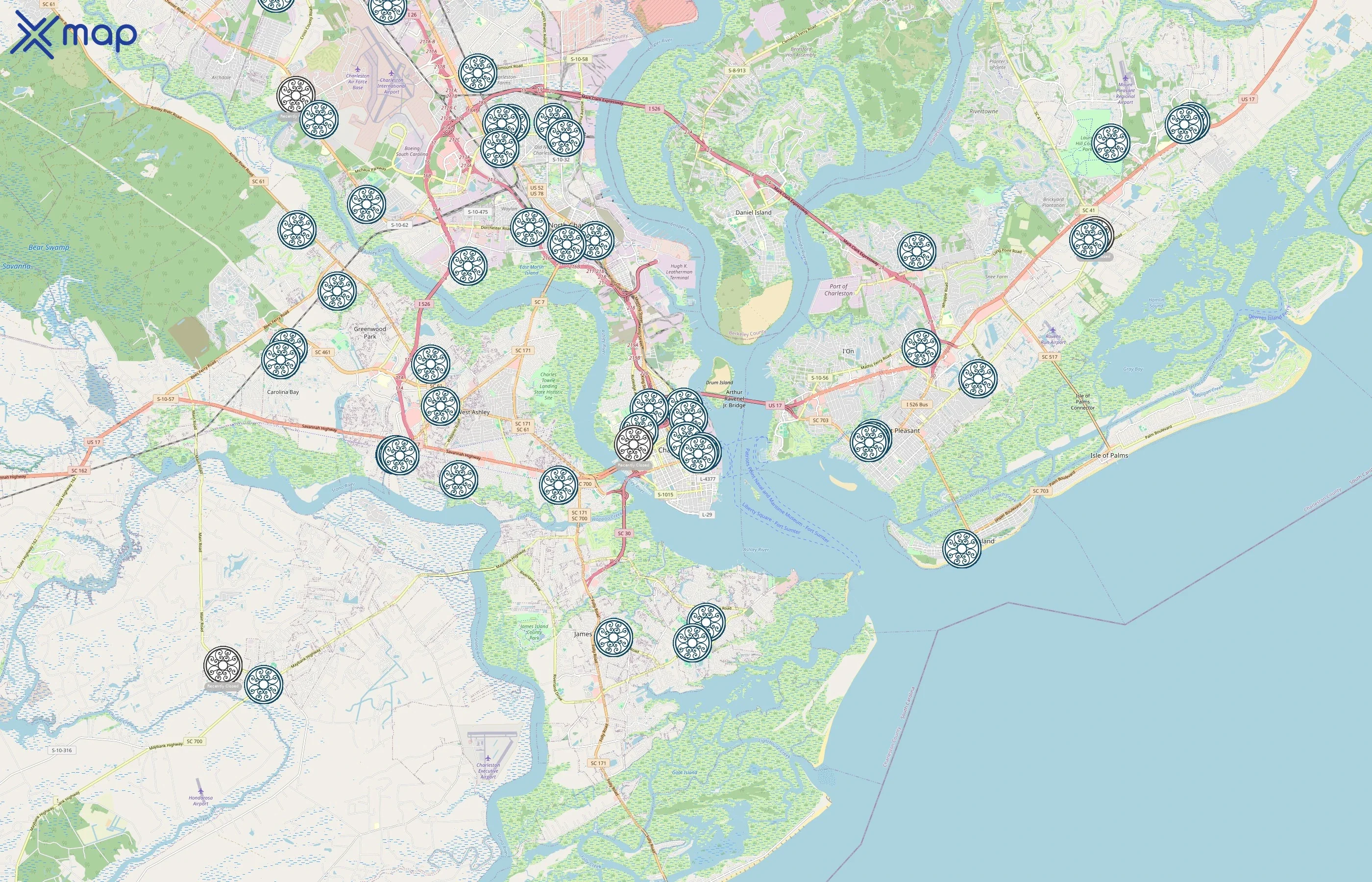 Charleston County School District area coverage