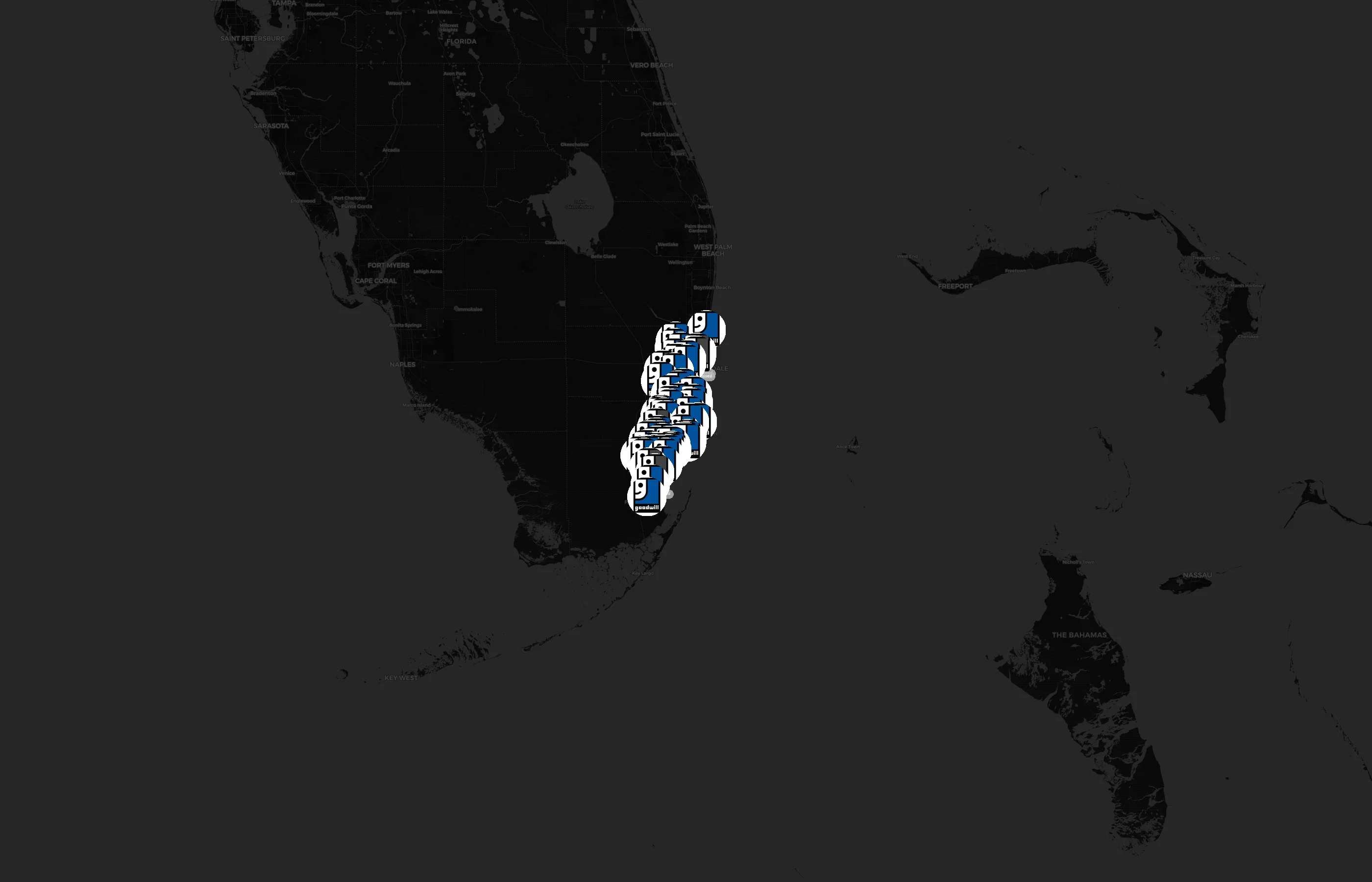 Goodwill South Florida city distribution