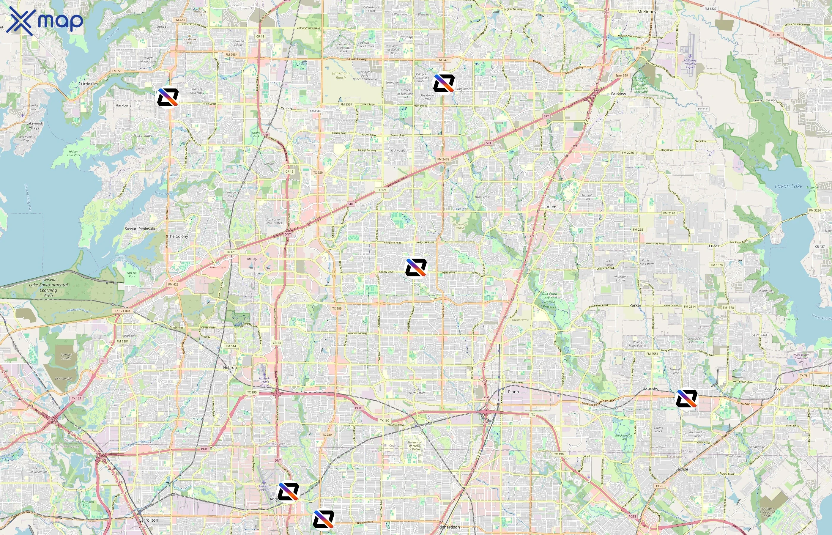 iCode area coverage