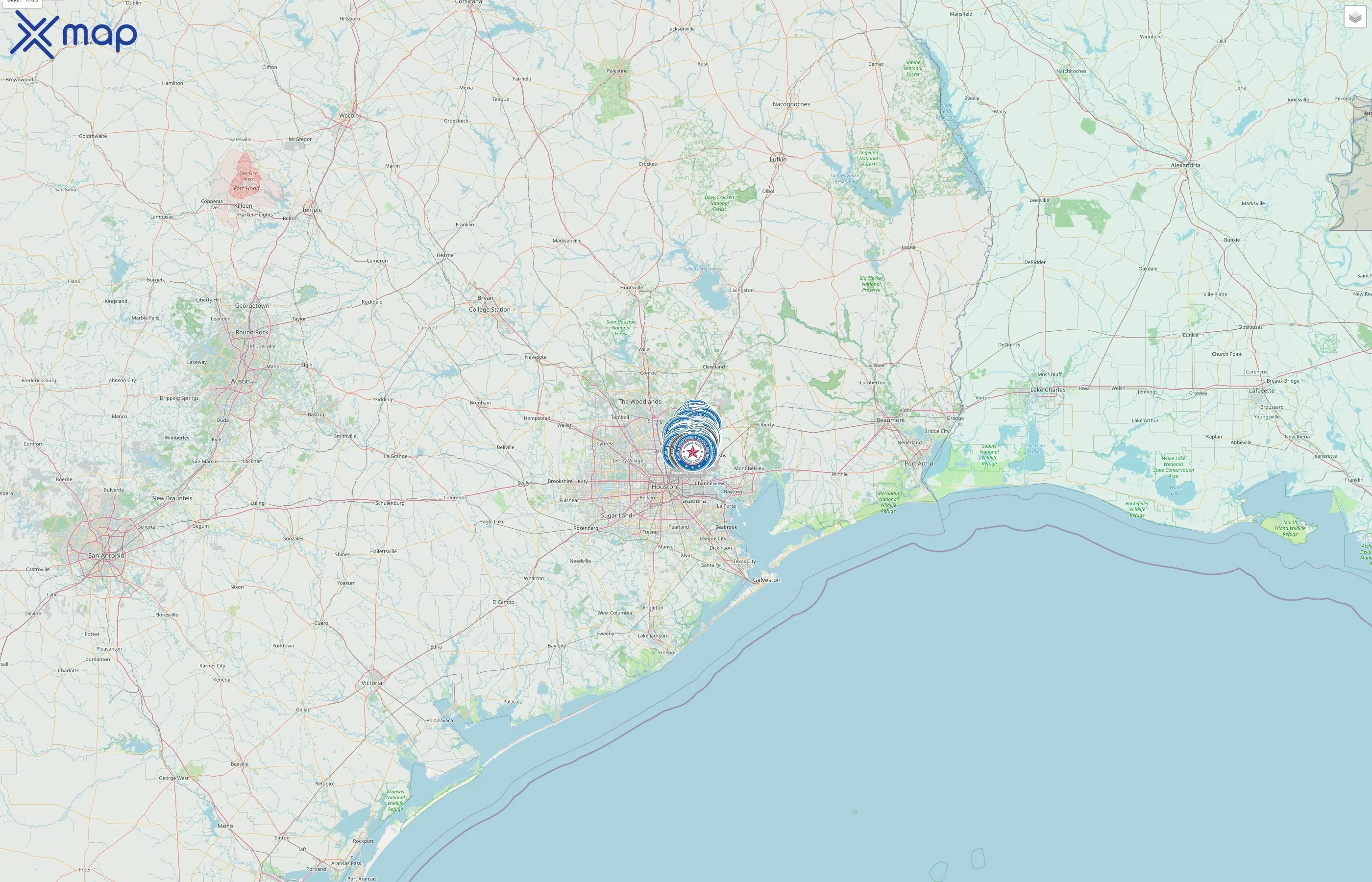Humble Independent School District street hotspots