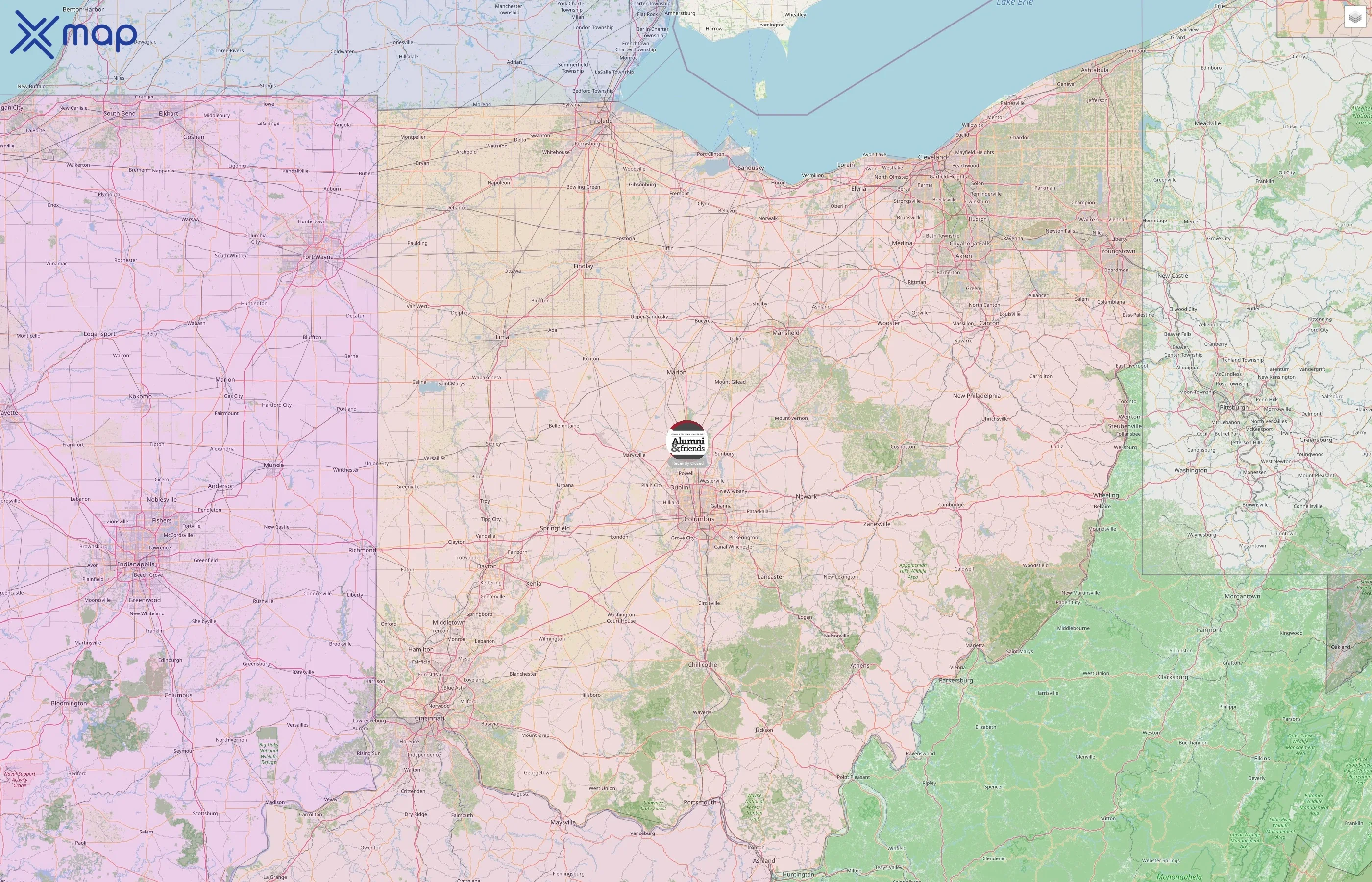 Ohio Wesleyan University street hotspots