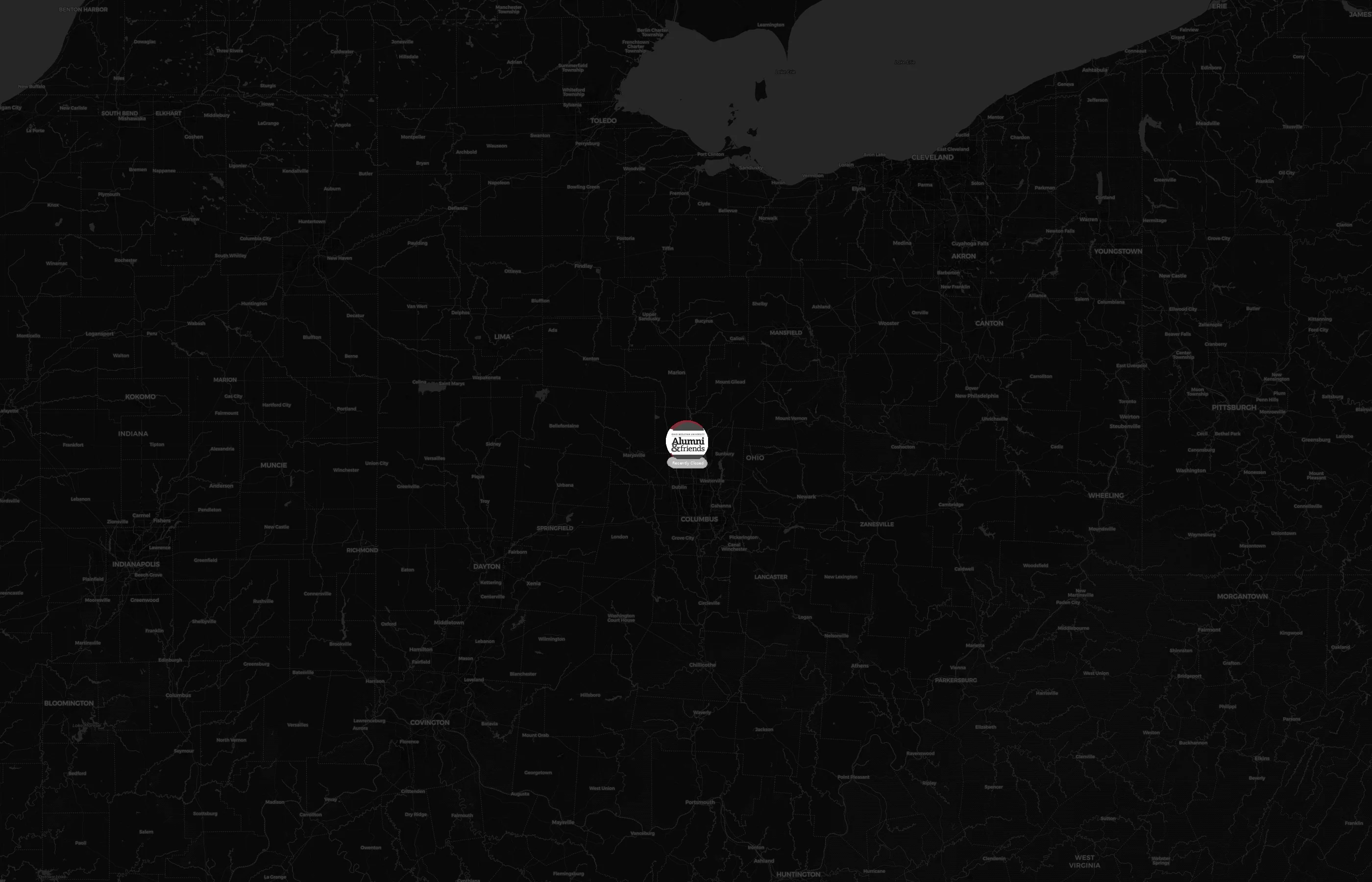 Ohio Wesleyan University city distribution