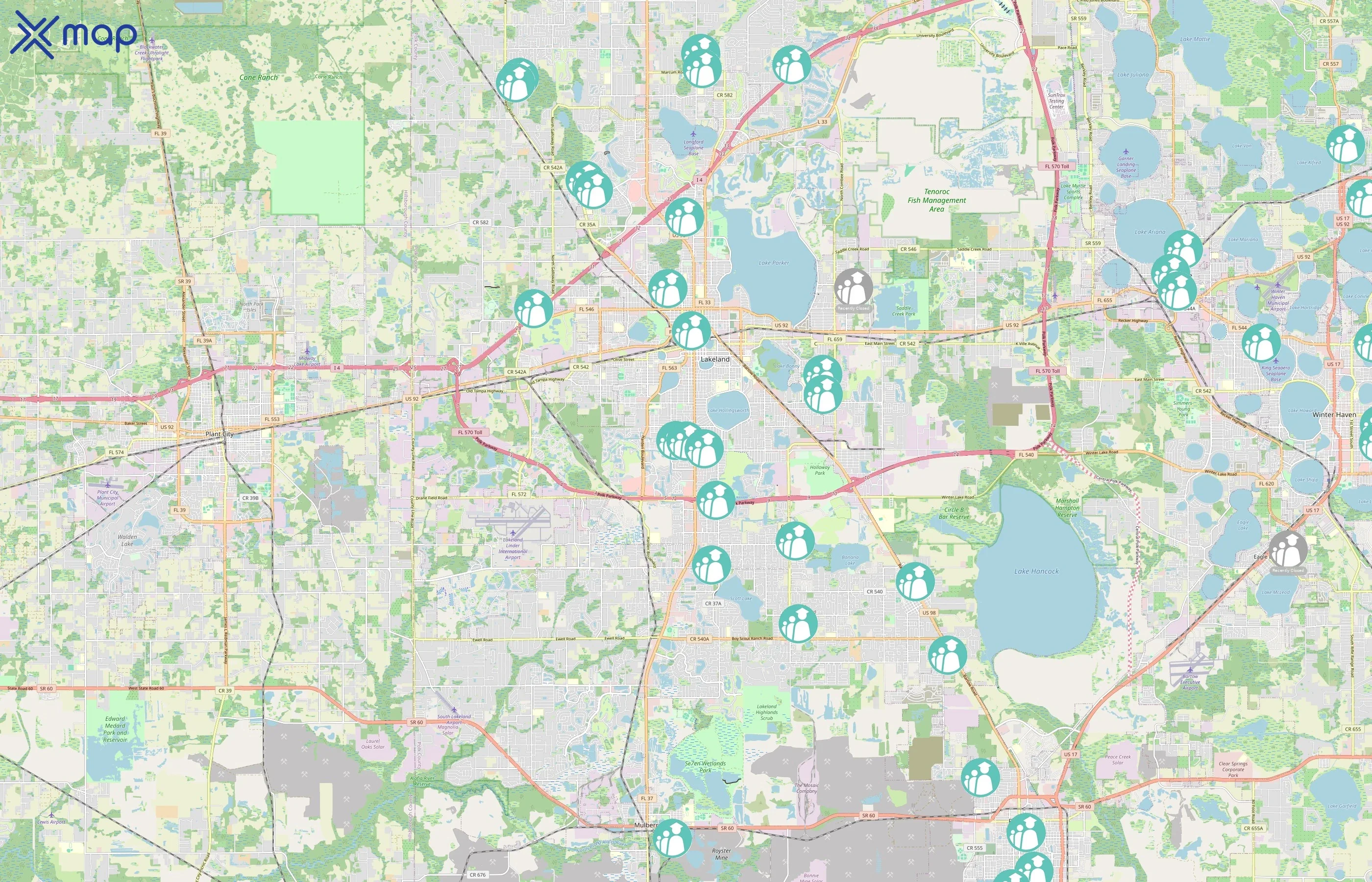 Polk County Public Schools area coverage
