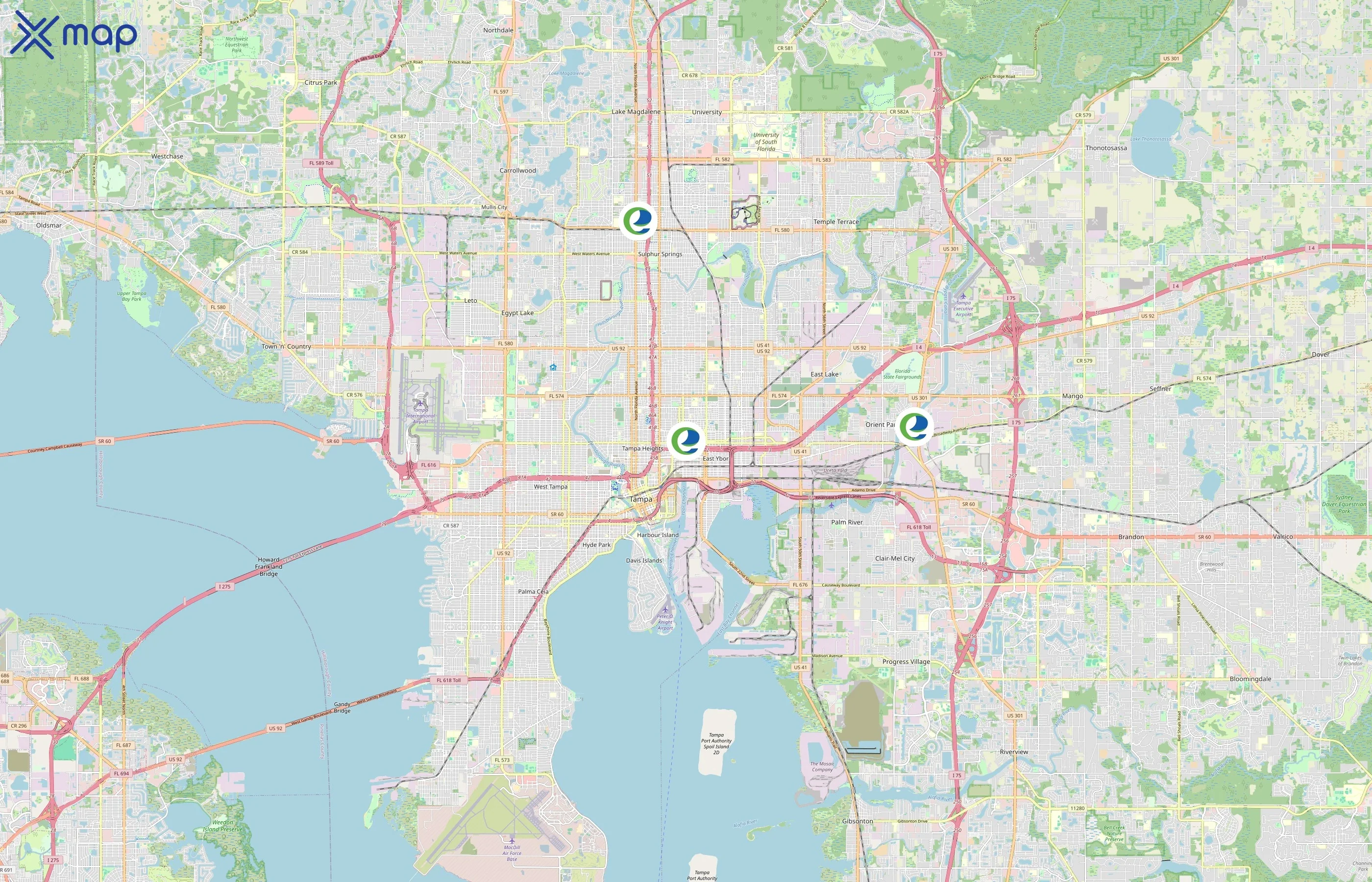 Eckerd Connects area coverage