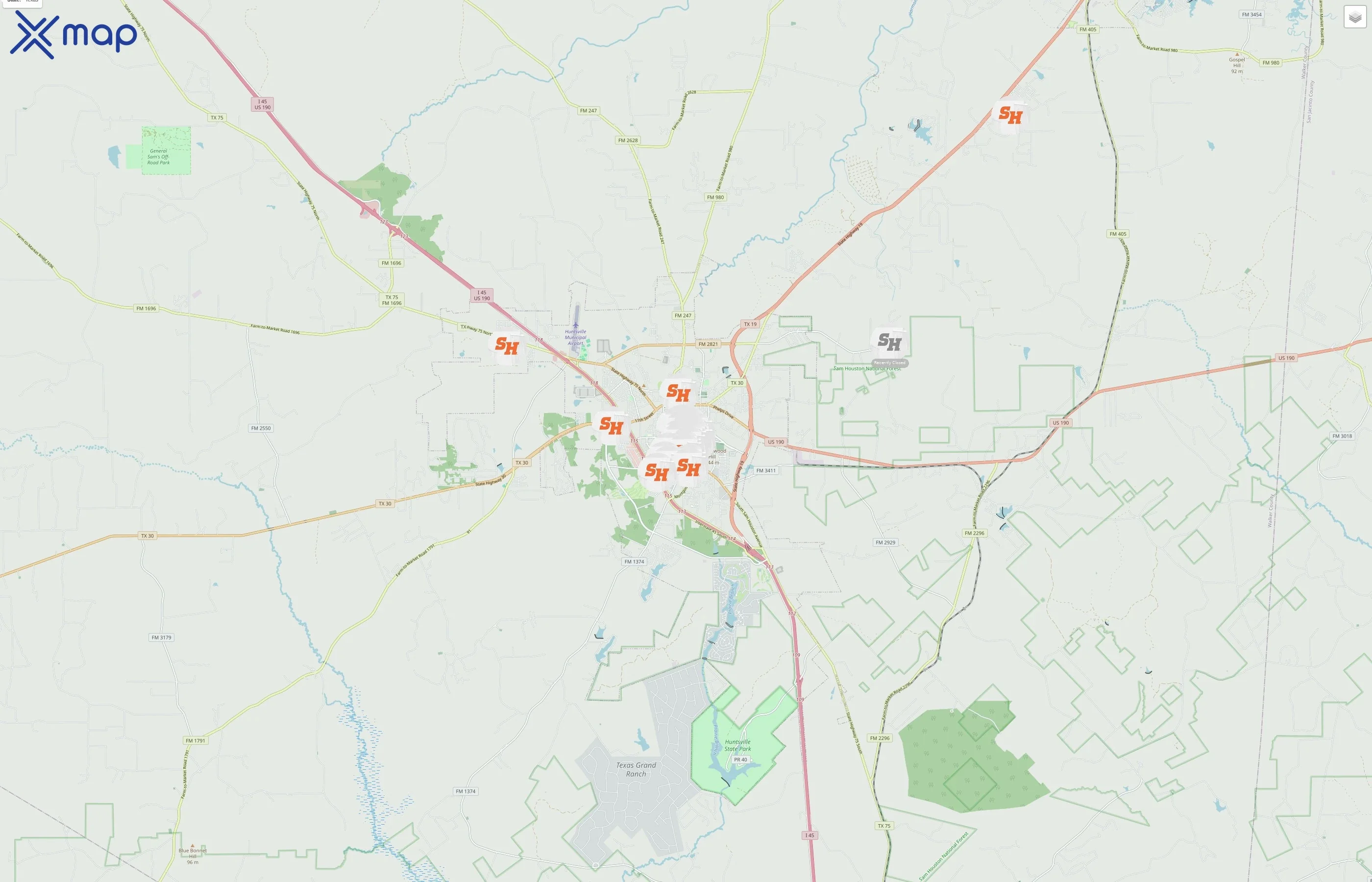 Sam Houston State University traffic data