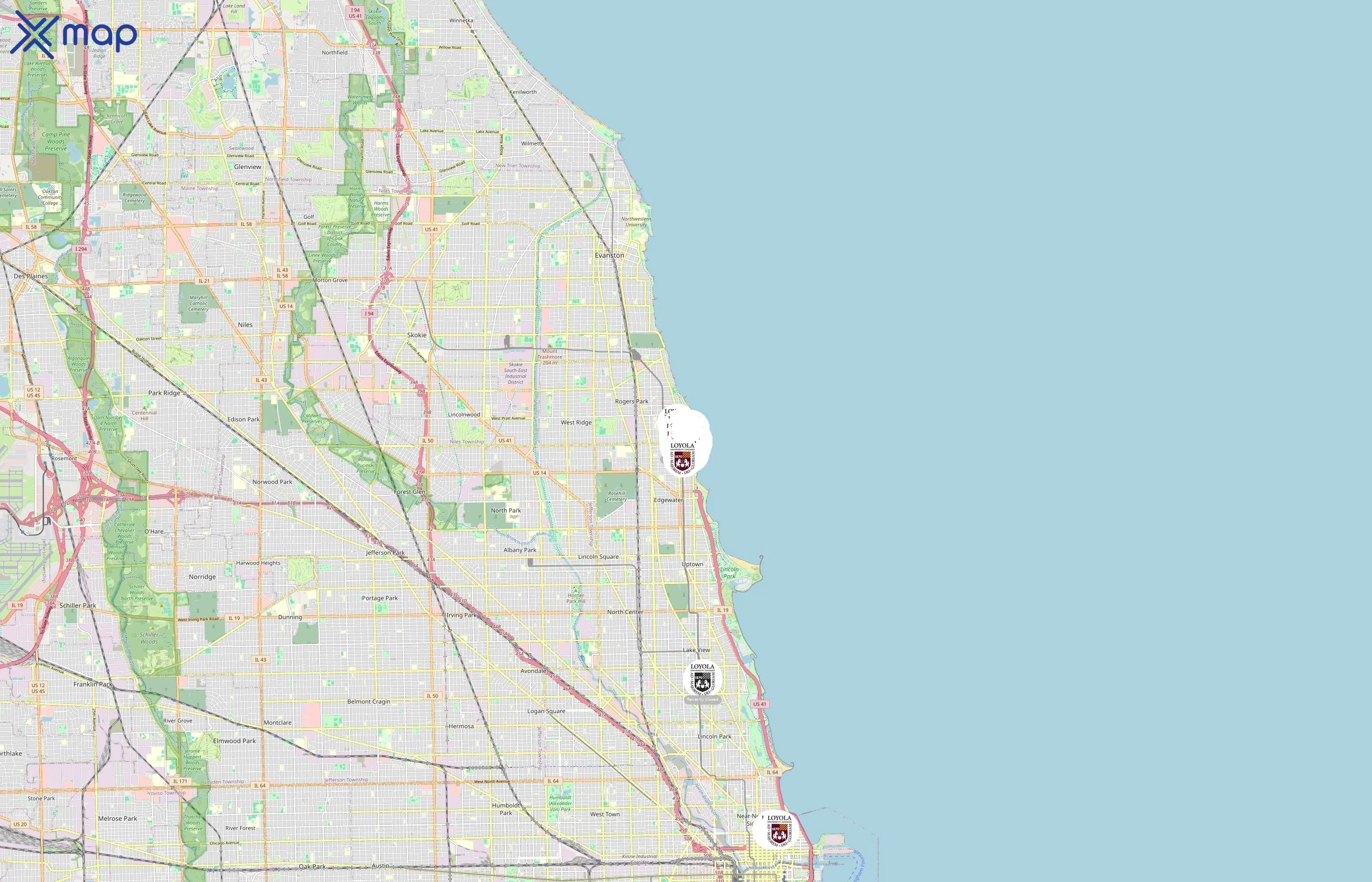 Loyola University Chicago area coverage