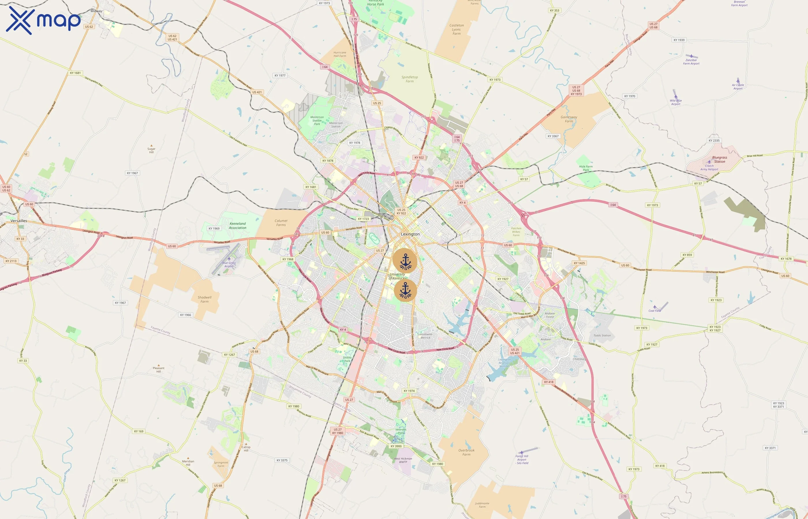 Delta Gamma area coverage