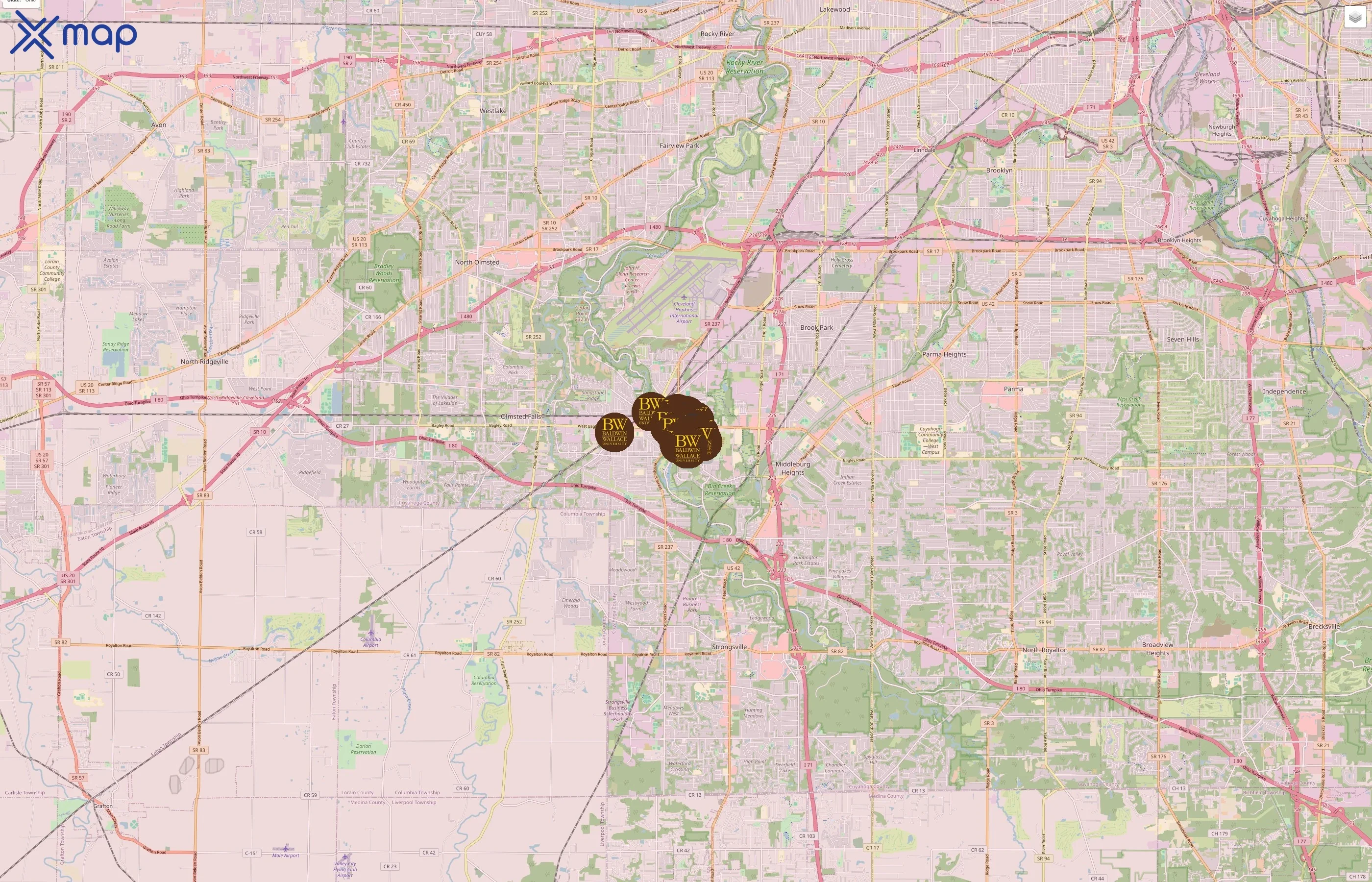 Baldwin Wallace University traffic data