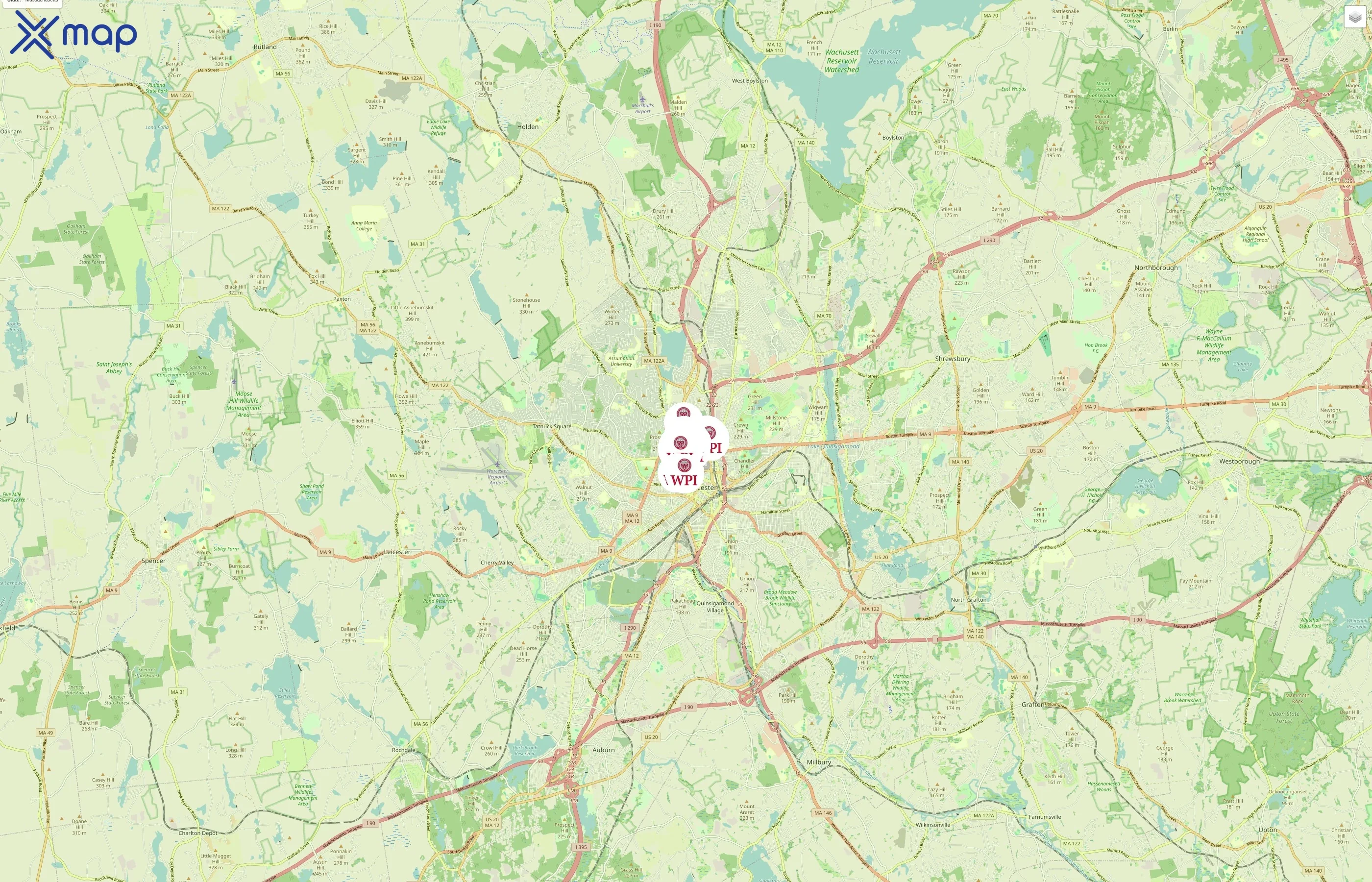 Worcester Polytechnic Institute traffic data