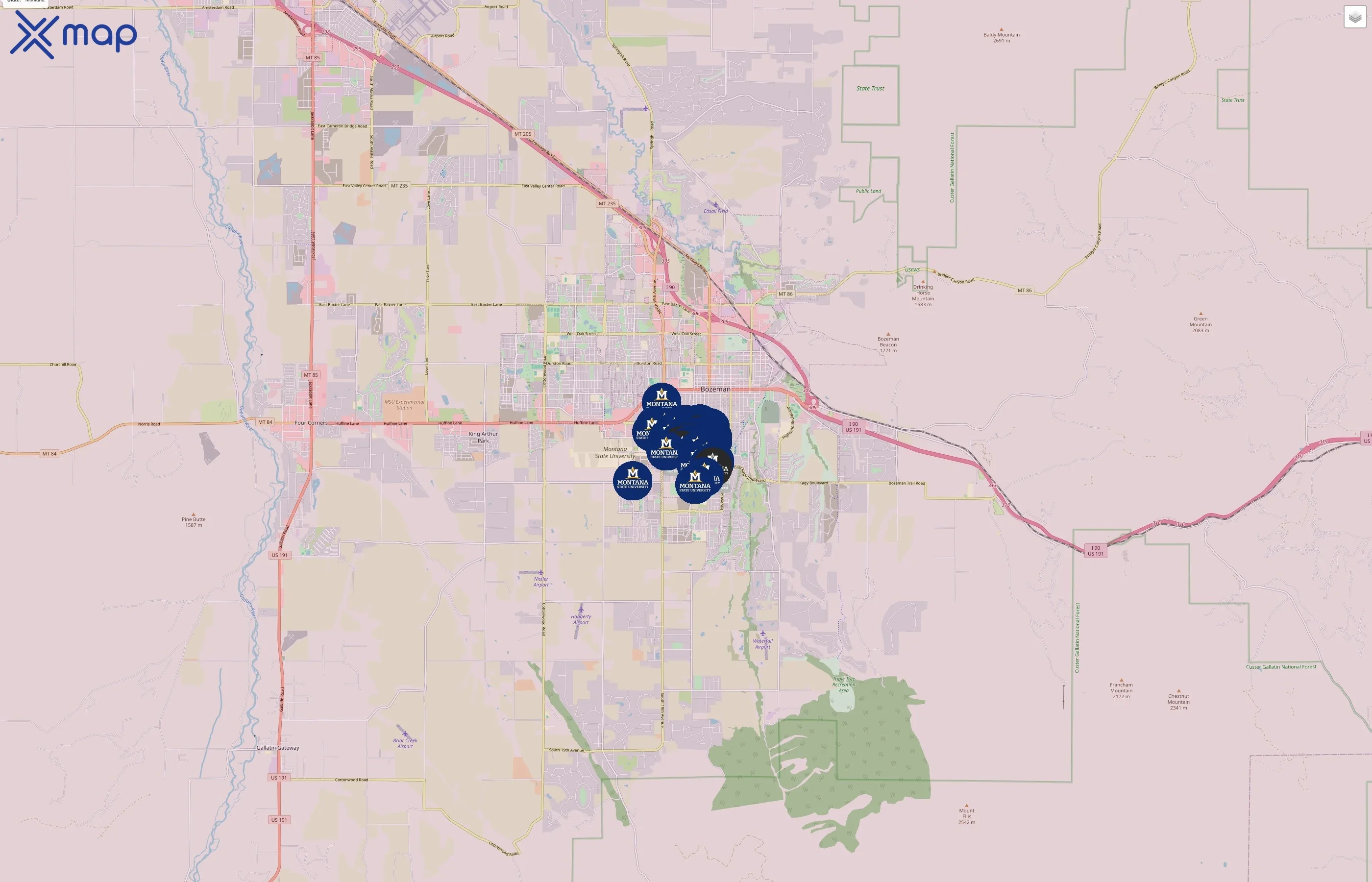Montana State University traffic data