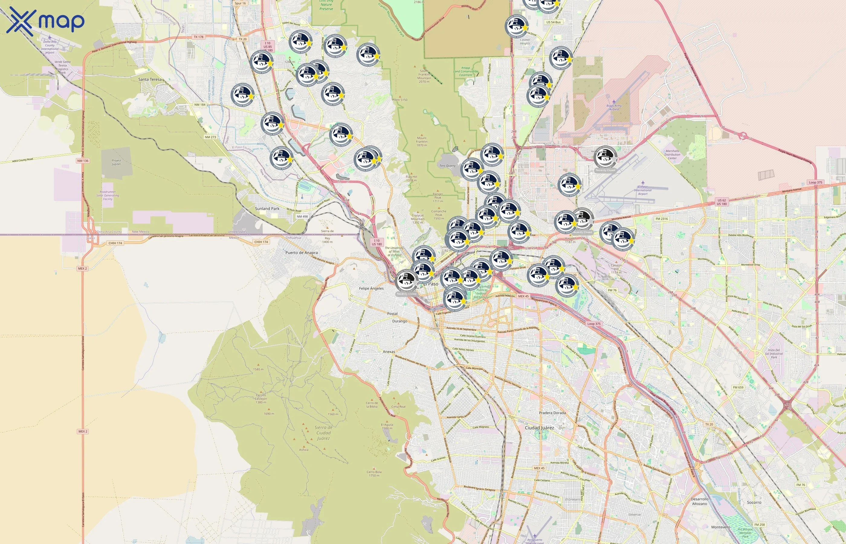 El Paso Independent School District area coverage