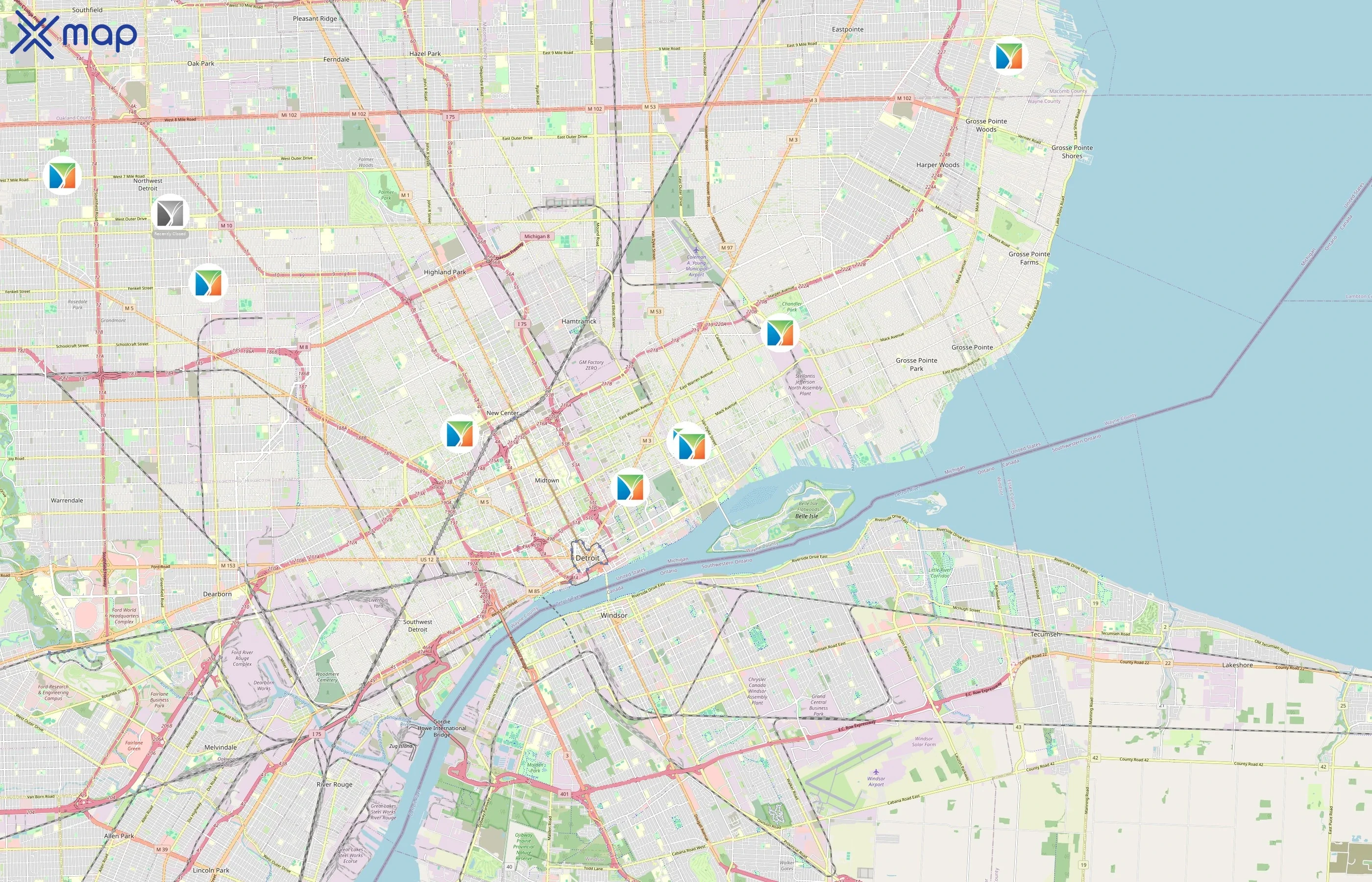 Ciena Healthcare area coverage