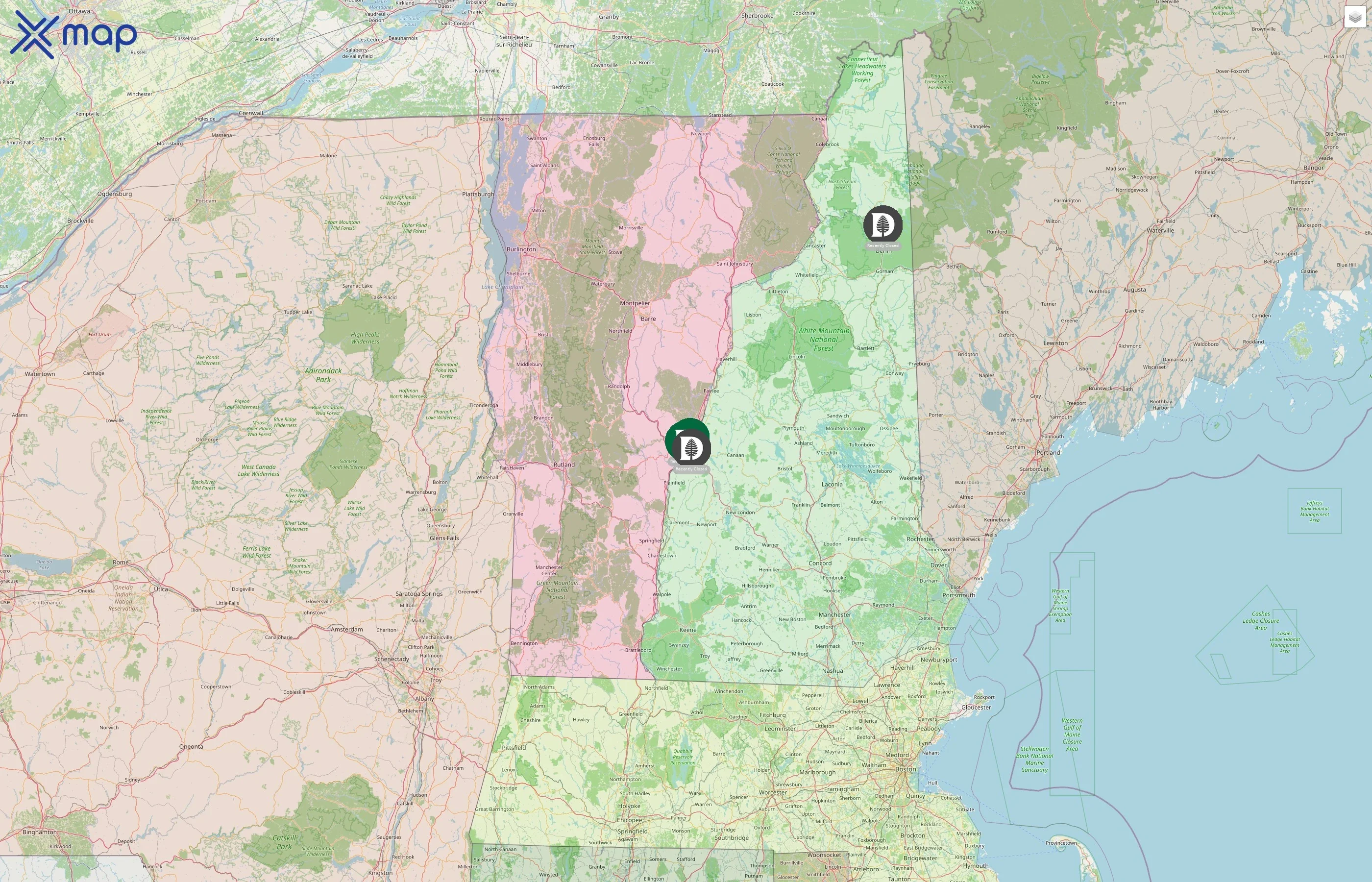 Dartmouth College street hotspots