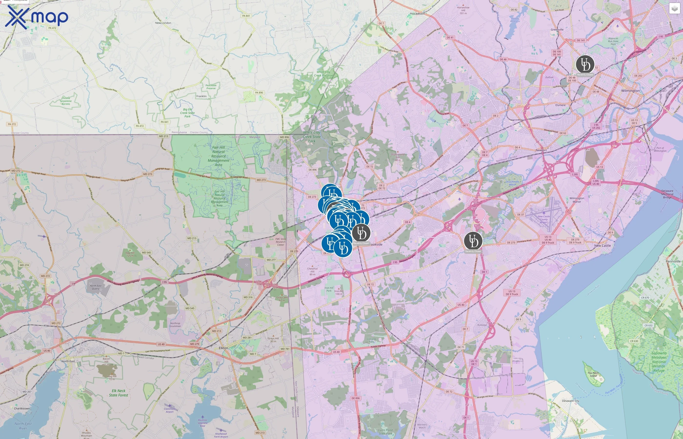 University of Delaware traffic data
